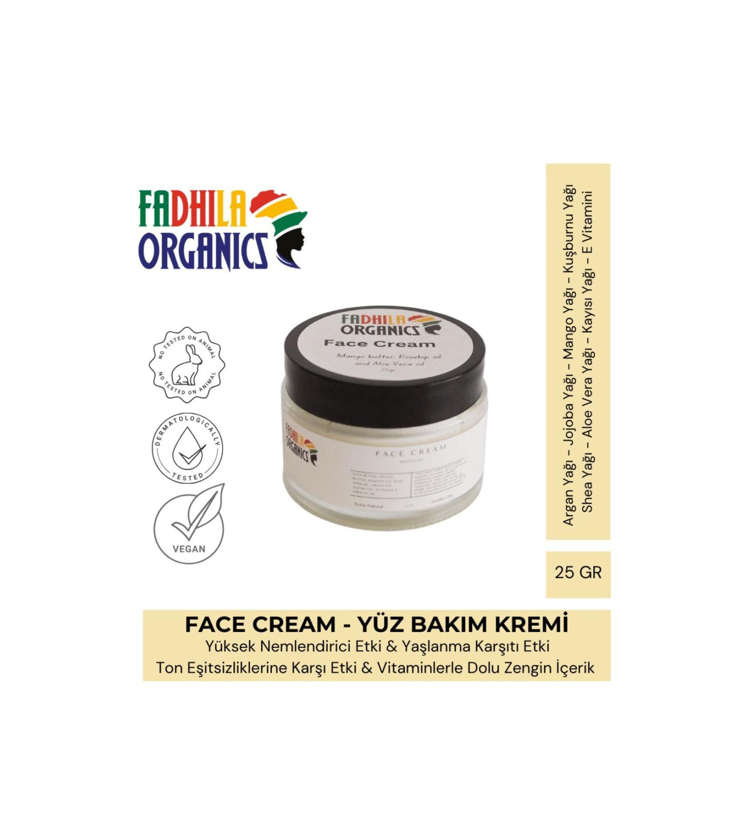 FADHILA ORGANICS Moisturizing Protective Face Cream 25 gr - Buy Online on GoSupps.com