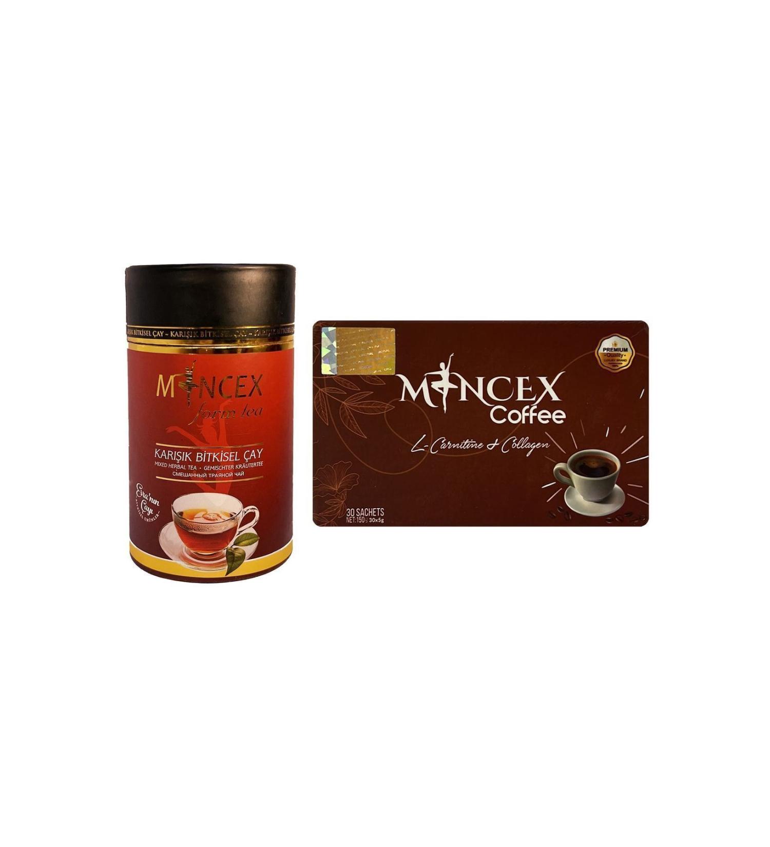 Mincex Form Tea + Coffee (300gr Powder Tea + 30 Coffee Sachets)