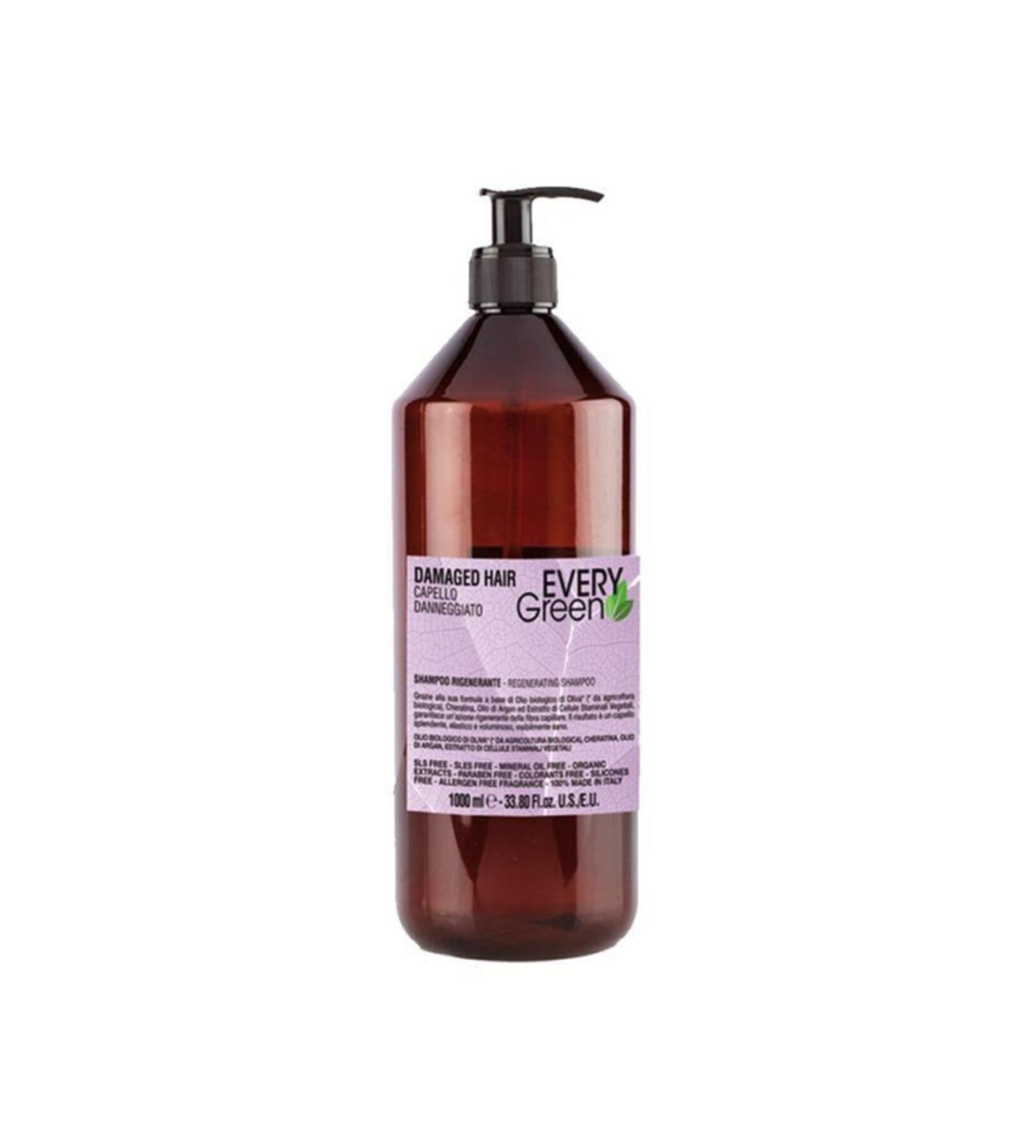 EveryGreen Damaged Hair Regenerating Shampoo for Damaged Hair 1000 ml