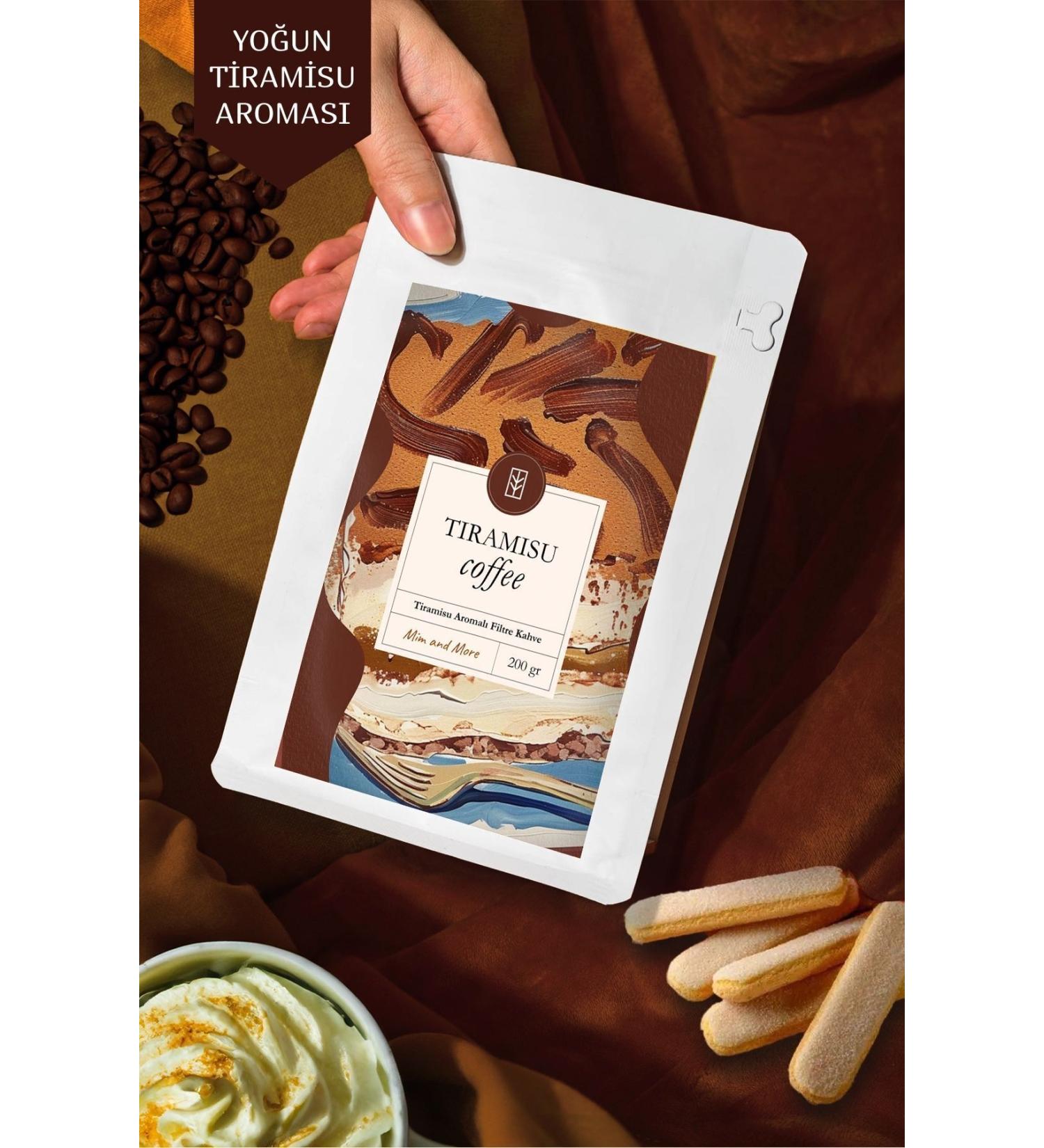 Mim and More Tiramisu Coffee Tiramisu Flavored Coffee Filter Coffee 200 Gr - Buy Online on GoSupps.com