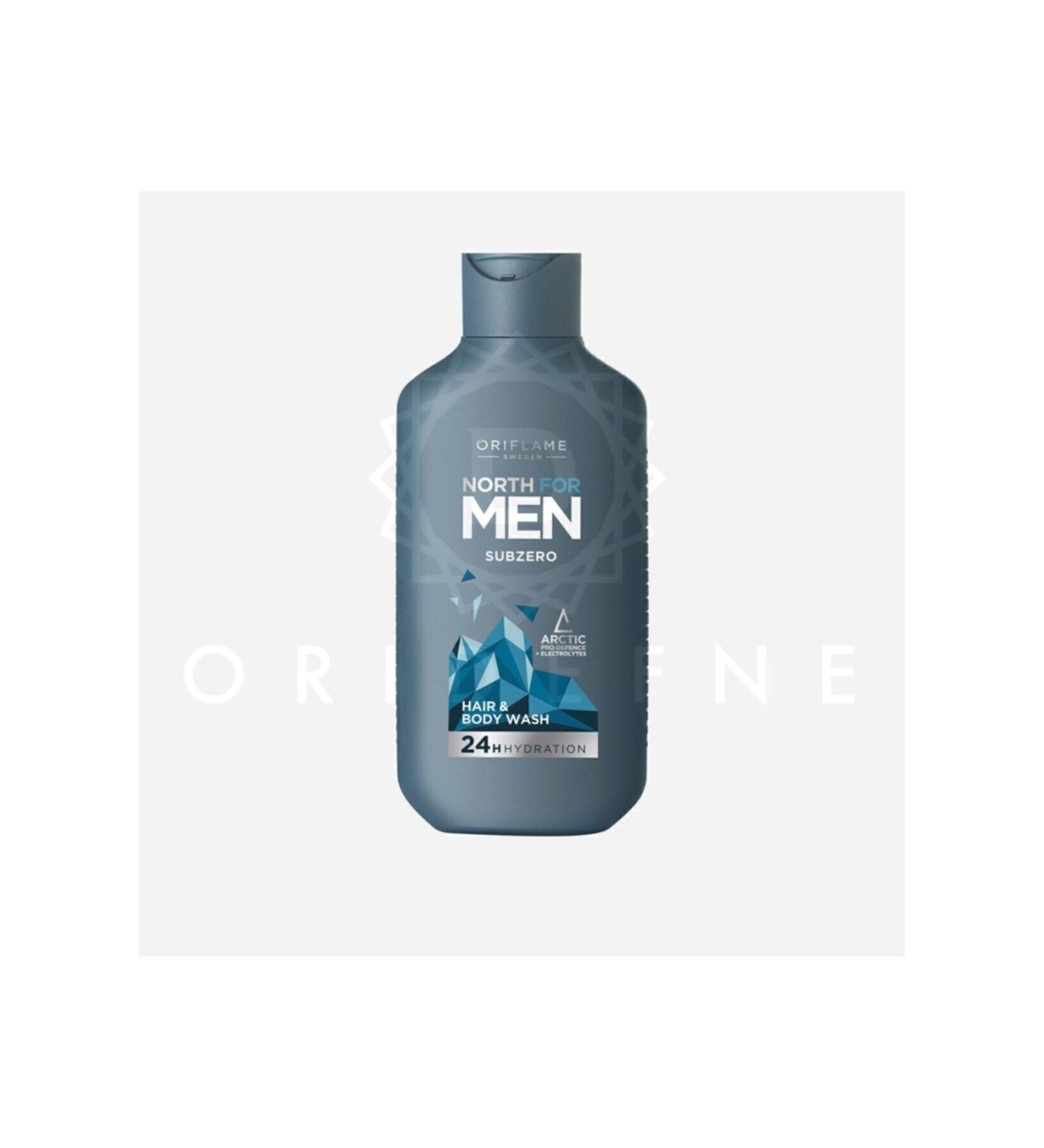 Oriflame North For Men Subzero Hair and Body Shampoo 250 ml - Buy Online on GoSupps.com
