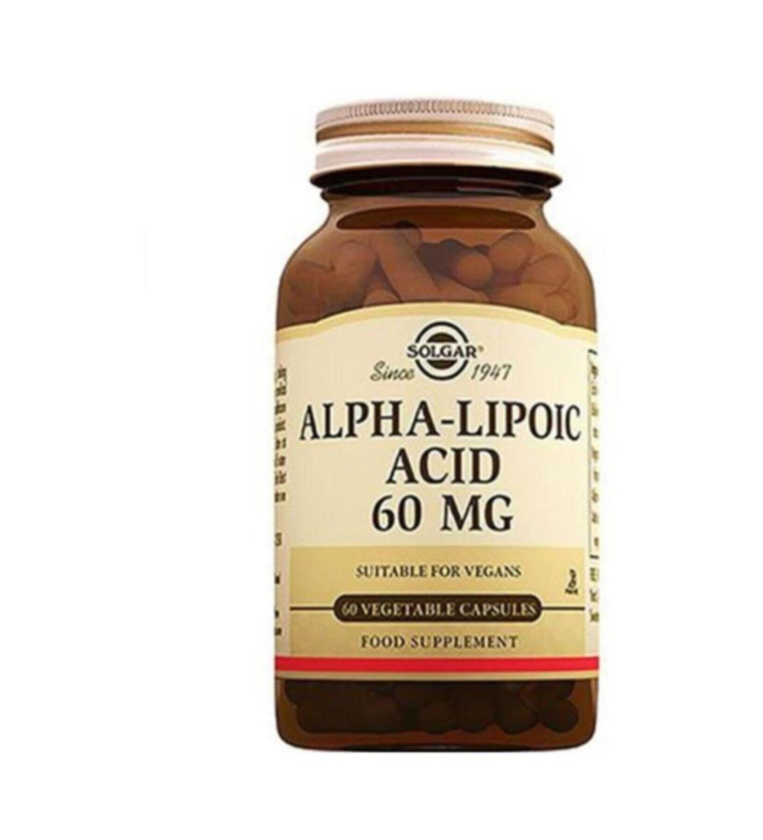 Solgar Alpha Lipoic Acid 60 Mg 30 Capsules