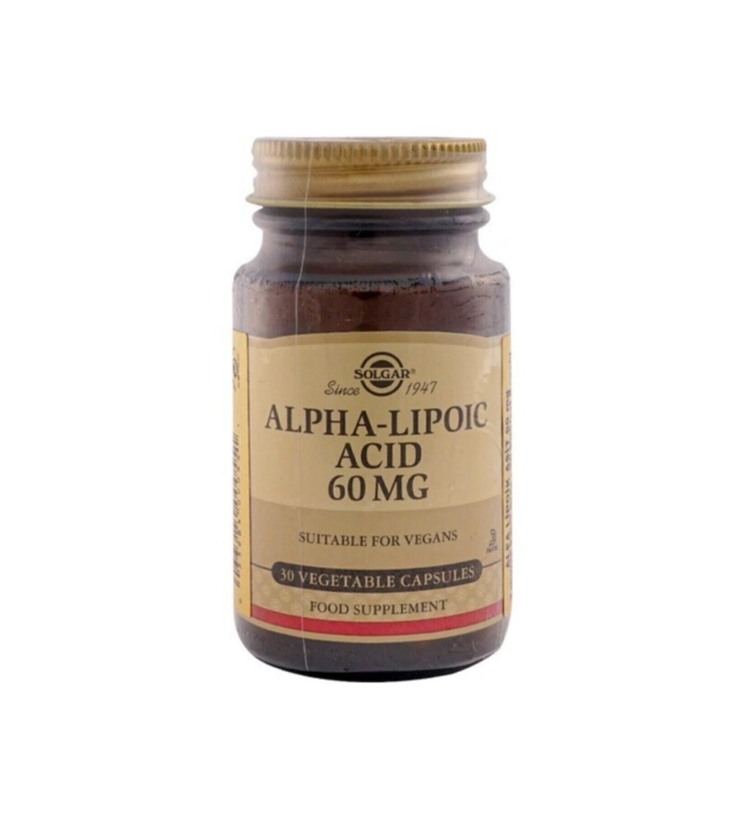 Solgar Alpha Lipoic Acid 60 Mg 30 Tablets