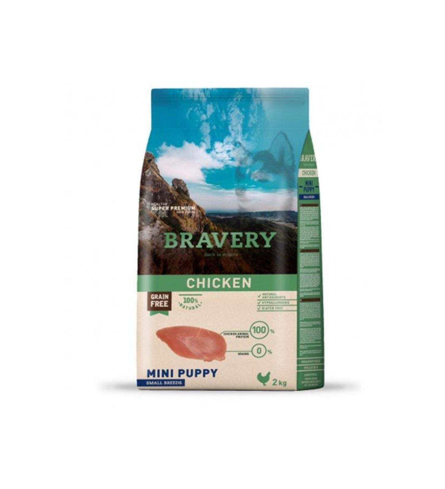 Braven Bravery Grain-Free Chicken Small Breed Puppy Food 2 Kg
