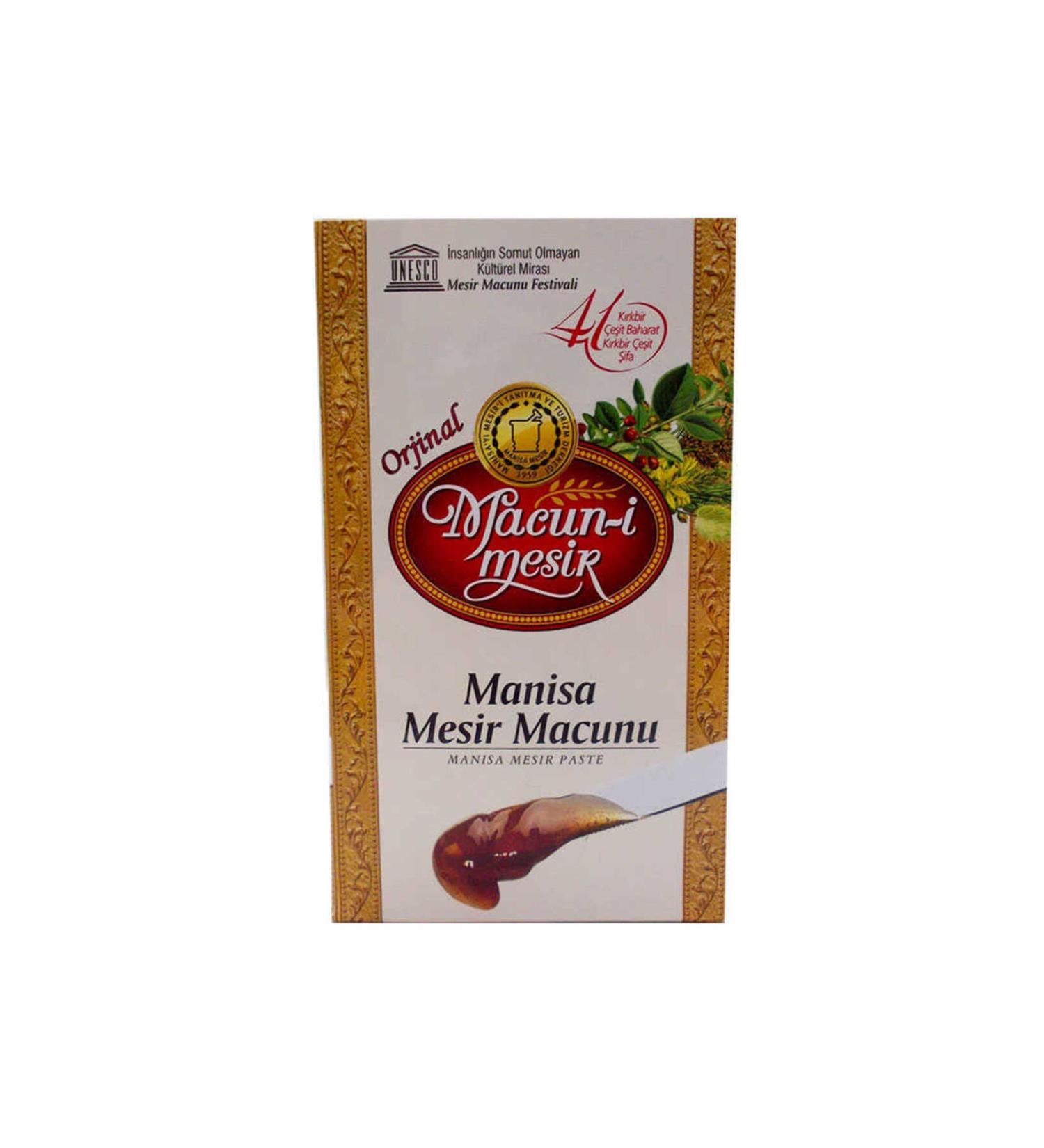 YM AVM CLZ214 Manisa Mesir Paste Glass Jar 400 Gr