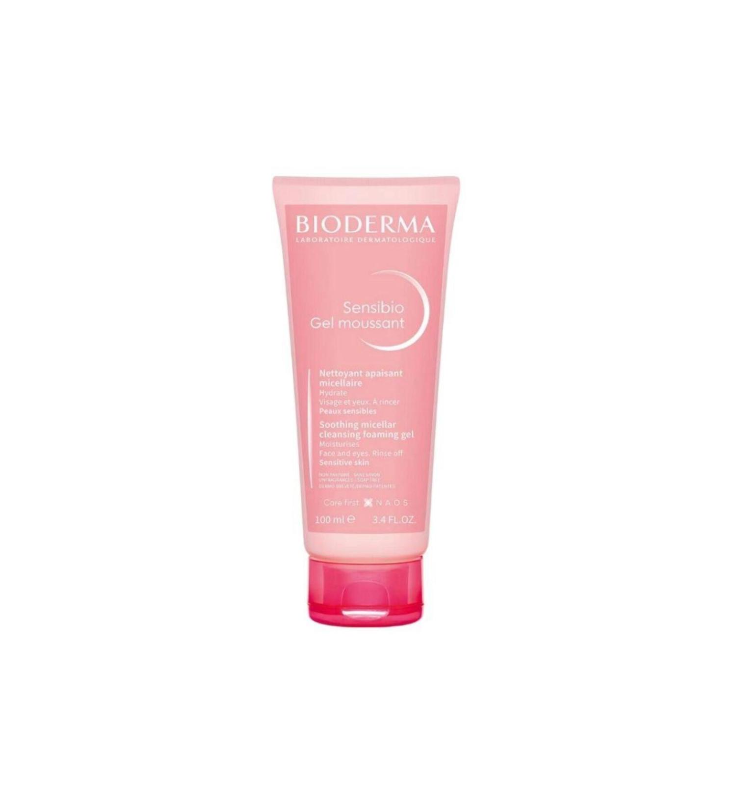 Bioderma Sensibio Foaming Gel Cleansing Gel for Sensitive Skin 100 ml - Buy Online on GoSupps.com