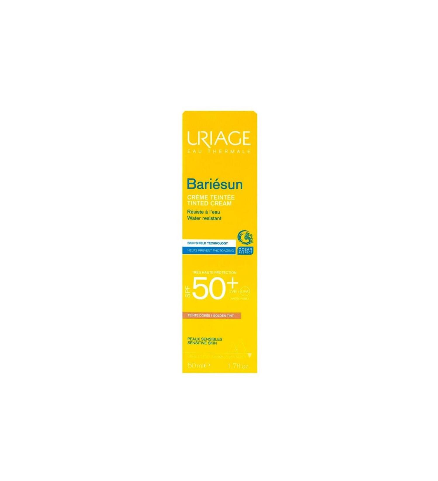 Uriage Bariesun Tinted Cream Spf 50 50 ml Golden Tint