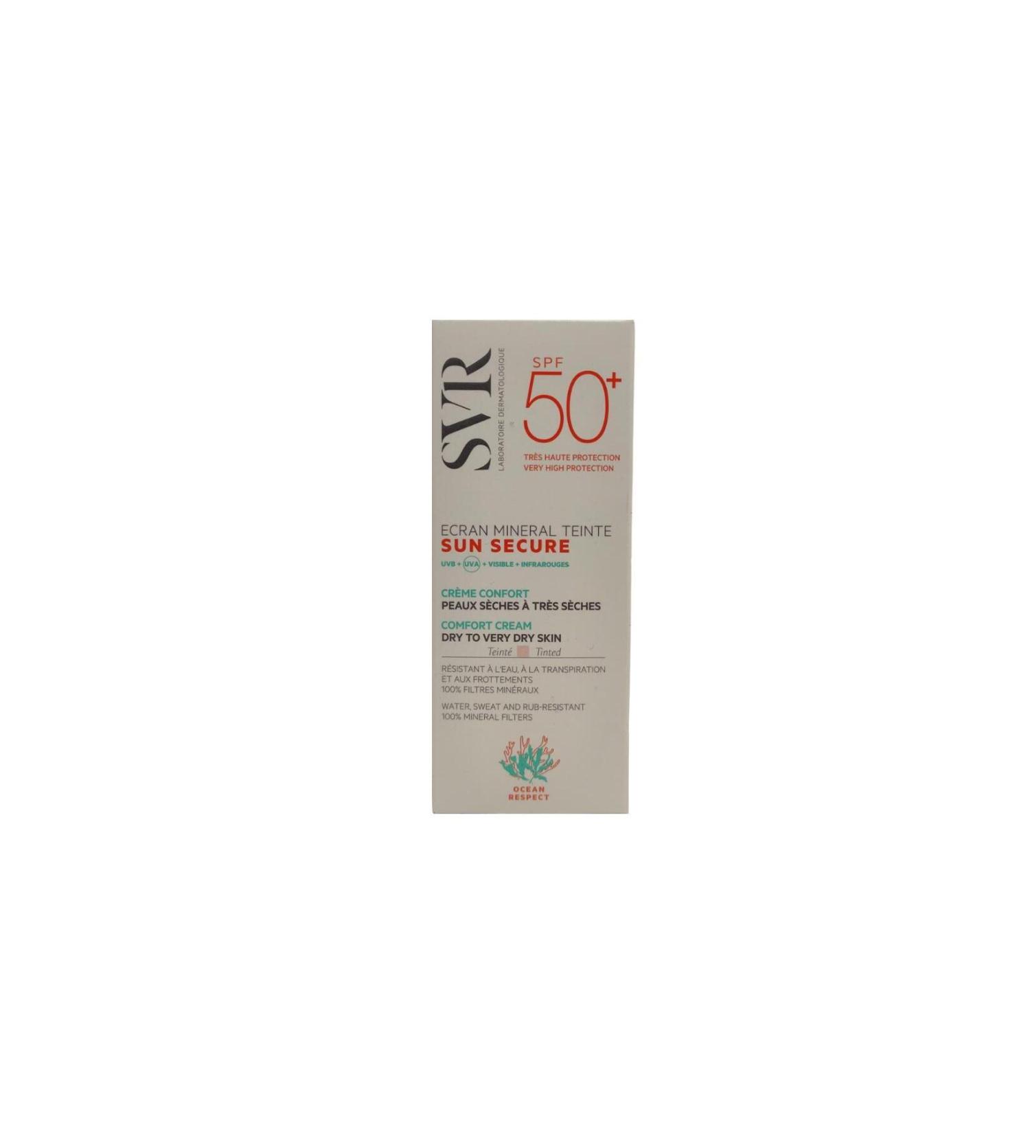 SVR Sunsecure Ecran Mineral Tinted Sunscreen Spf50+ (Dry & Very Dry Skin) 50ml