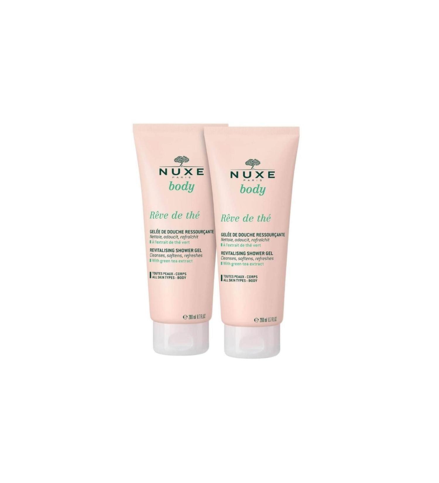 Nuxe Body Reve De The Revitalising Shower Gel 200 ml 2.P Double Pack