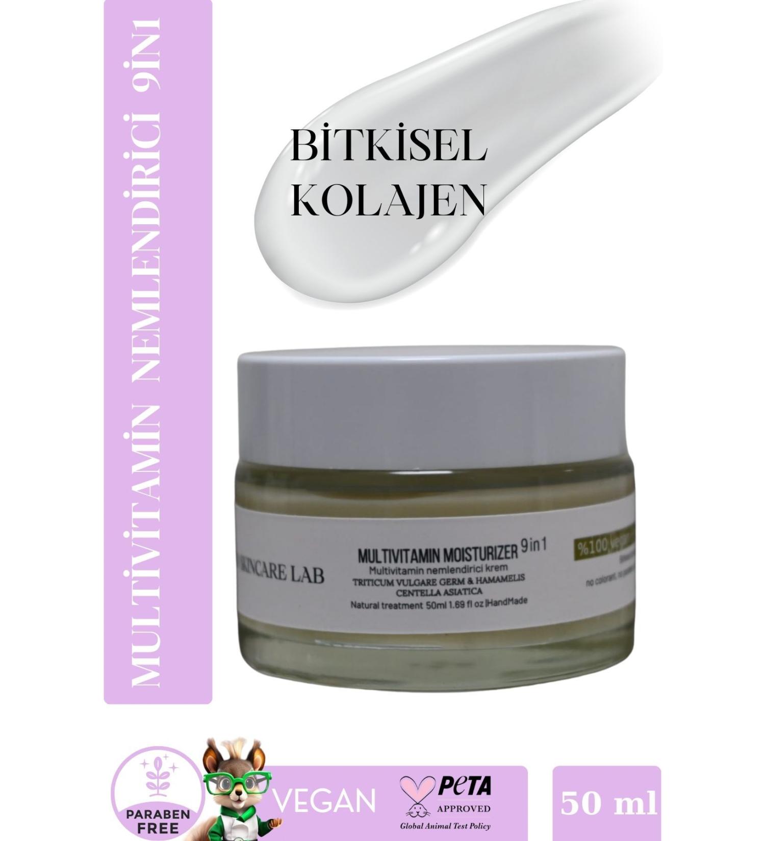 Lasoro Bio Skincare Lab Multivitamin Herbal Collagen Organic Moisturizer 9 In 1 Cream Hamamelis Centella Asiatica - Buy Online on GoSupps.com