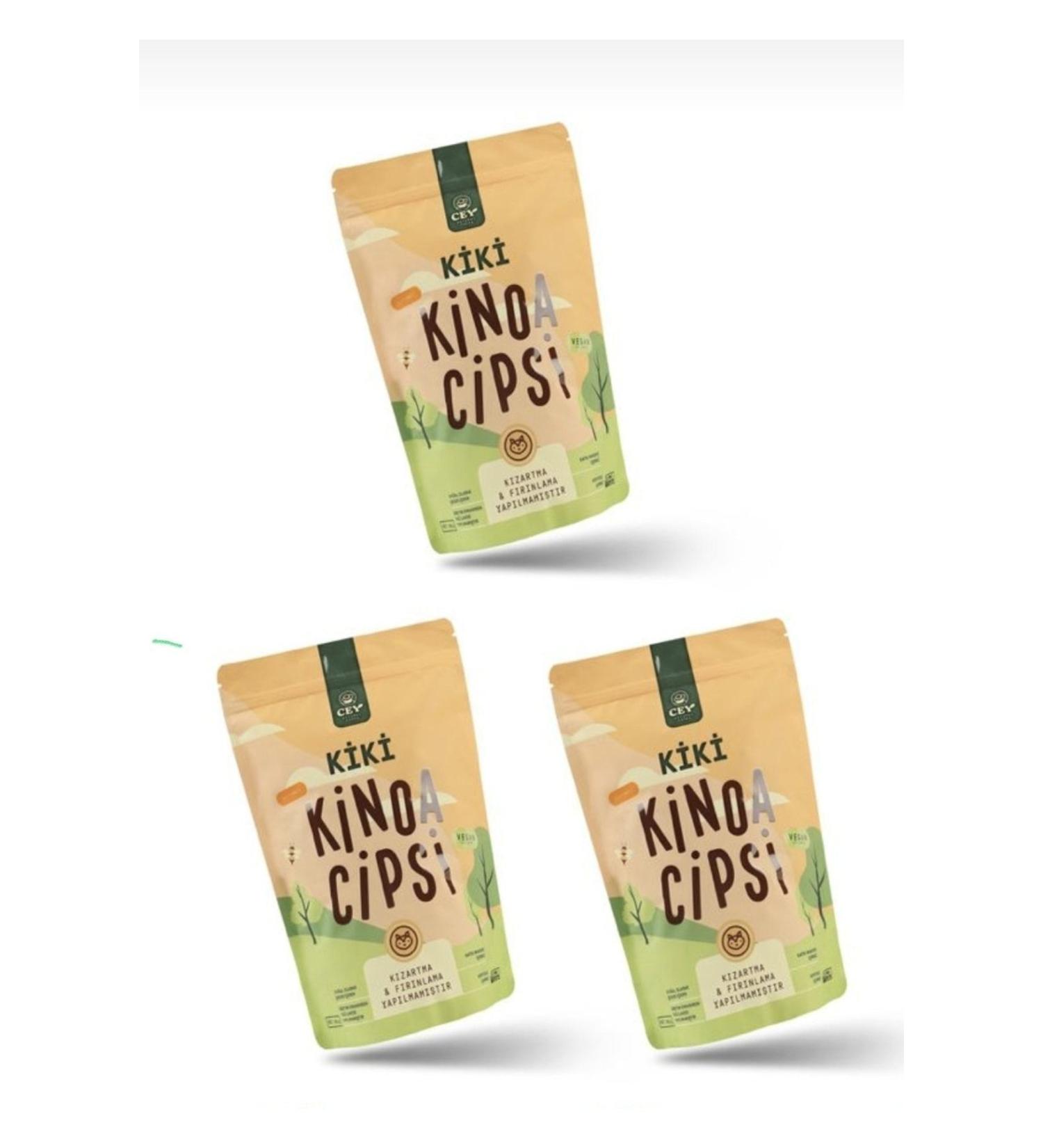 Cey Natural Foods 3 X Kiki Quinoa Chips 80gr