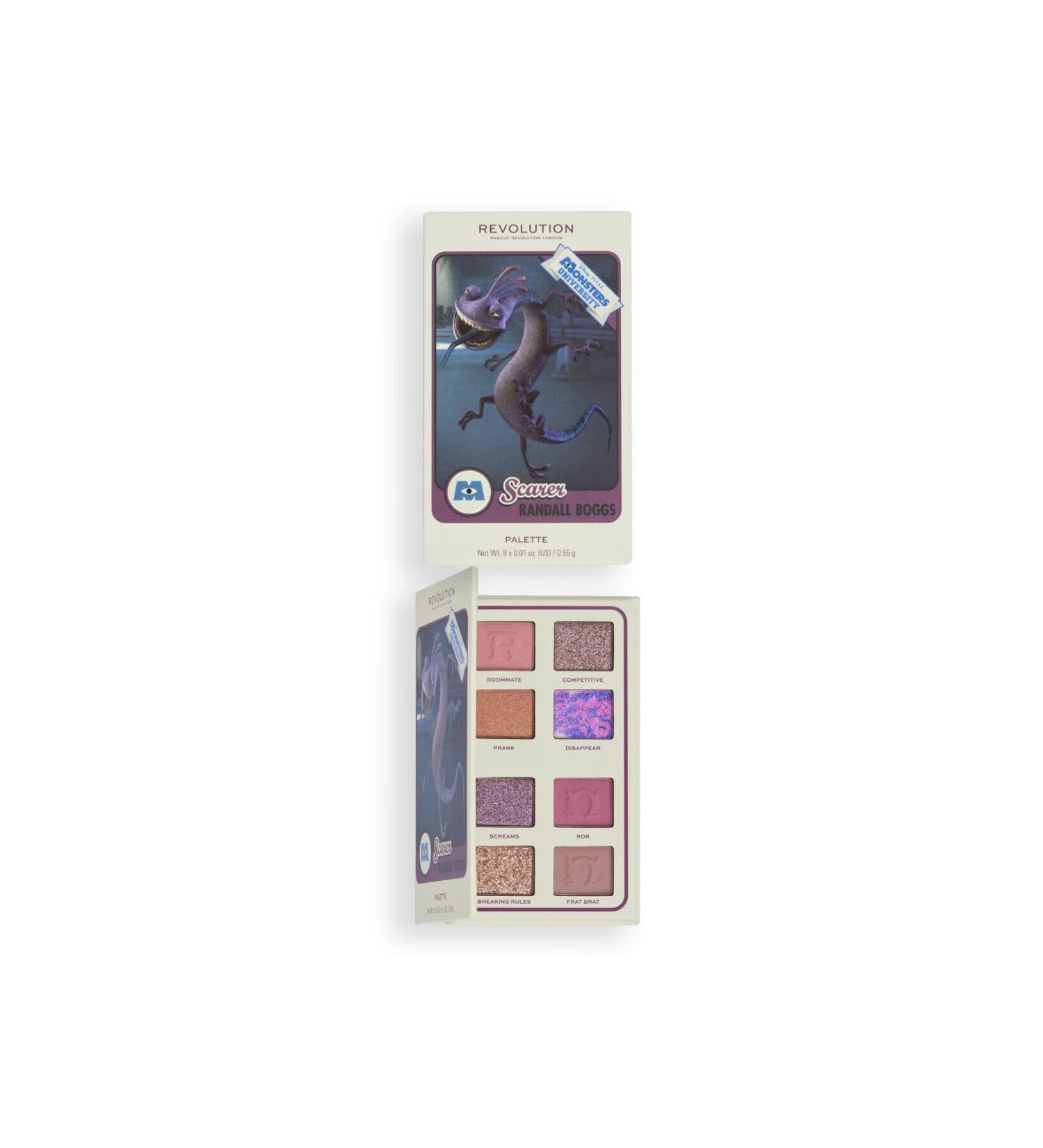 Revolution Disney Pixar's Monsters University and Revolution RANDALL BOGGS Eyeshadow Palette - Buy Online on GoSupps.com