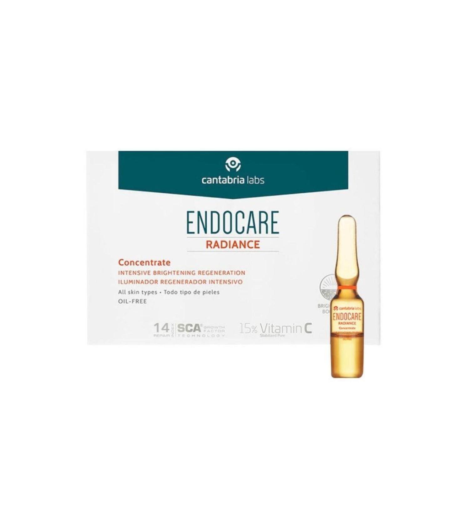 cantabria labs Endocare Radiance Concentrate 1ml x 14 Ampoule Vitamin C Pure