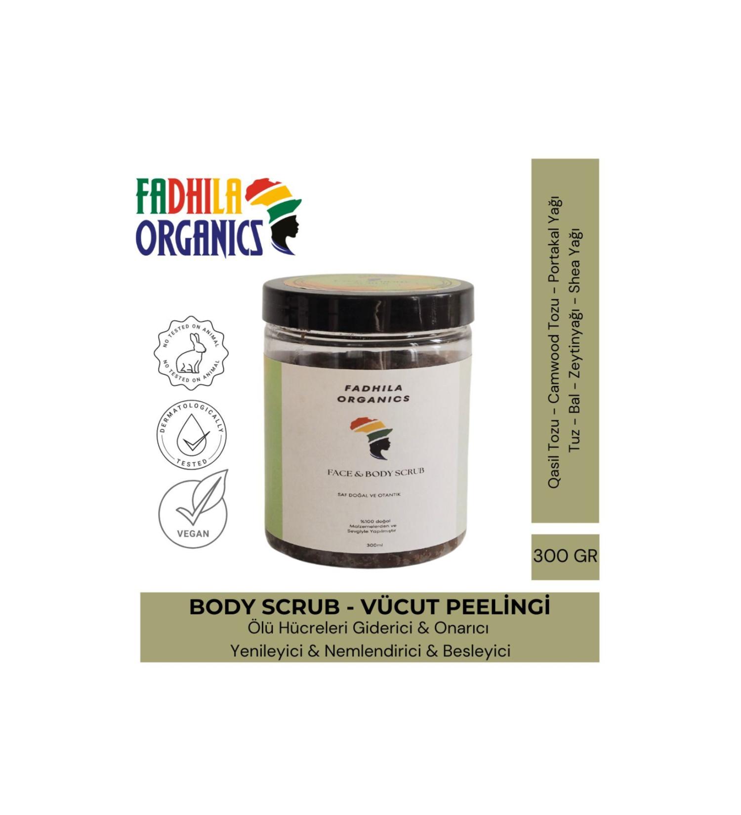 Fadhila Seren Purifying & Moisturizing 0 Natural Body Peeling - Body Scrub 300gr - Buy Online on GoSupps.com