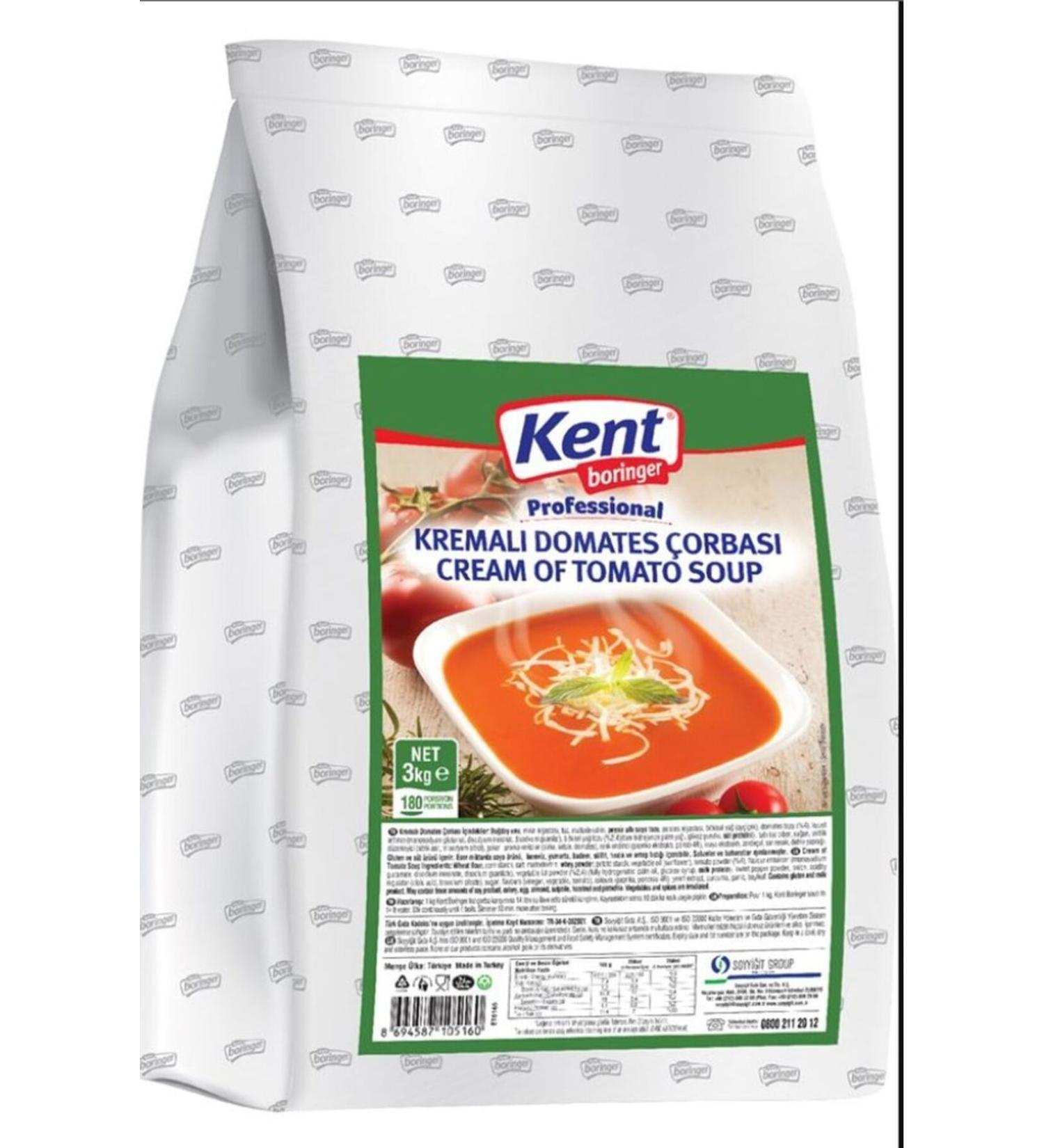 Kent Boringer Prof. Creamy Tomato Soup 3 Kg - Buy Online on GoSupps.com