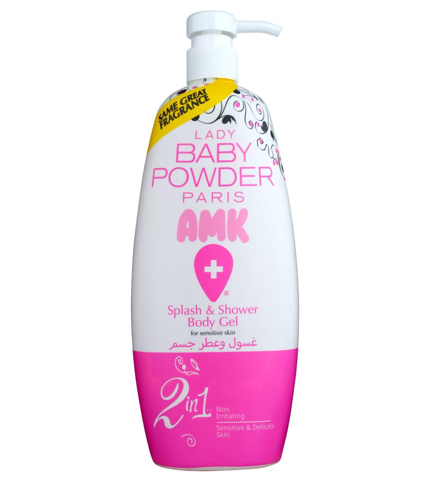 Baby Powder Paris Baby Powder Scented Shower Gel | Splash & Shower Body Gel 800 Ml