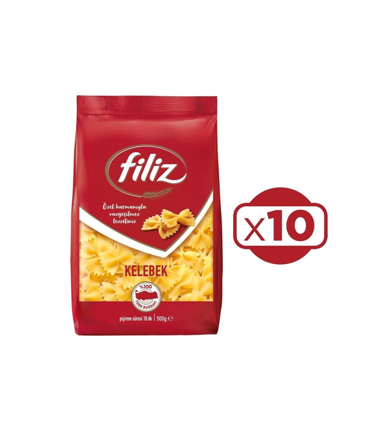 F L Z Filiz Pasta Butterfly 500gr X 10 Pieces