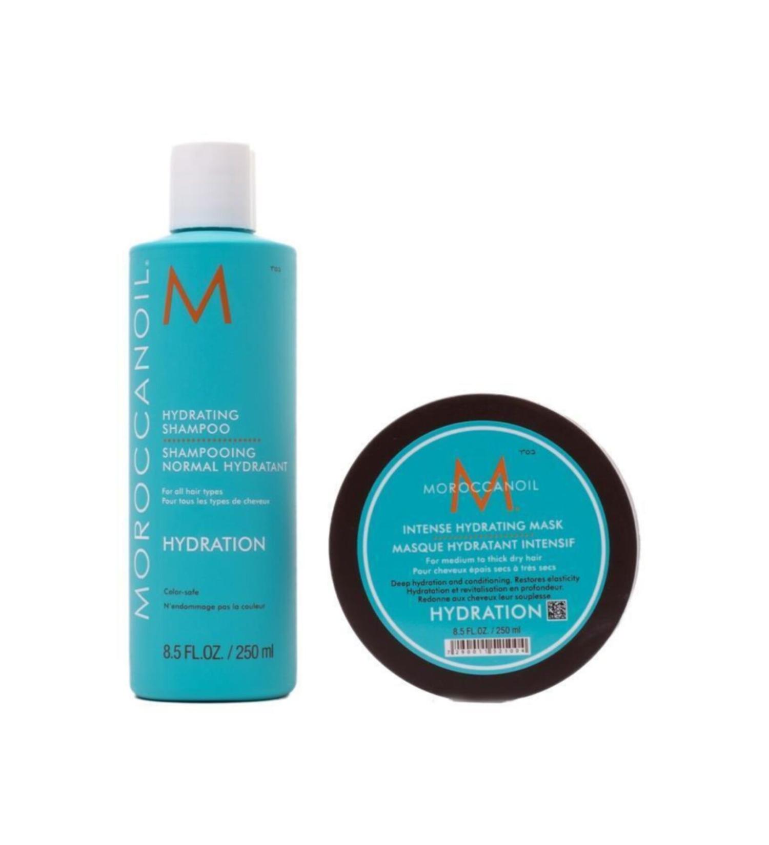 Moroccanoil Hydrating Shampoo 250 ml + Hydrating Hair Mask 250 ml