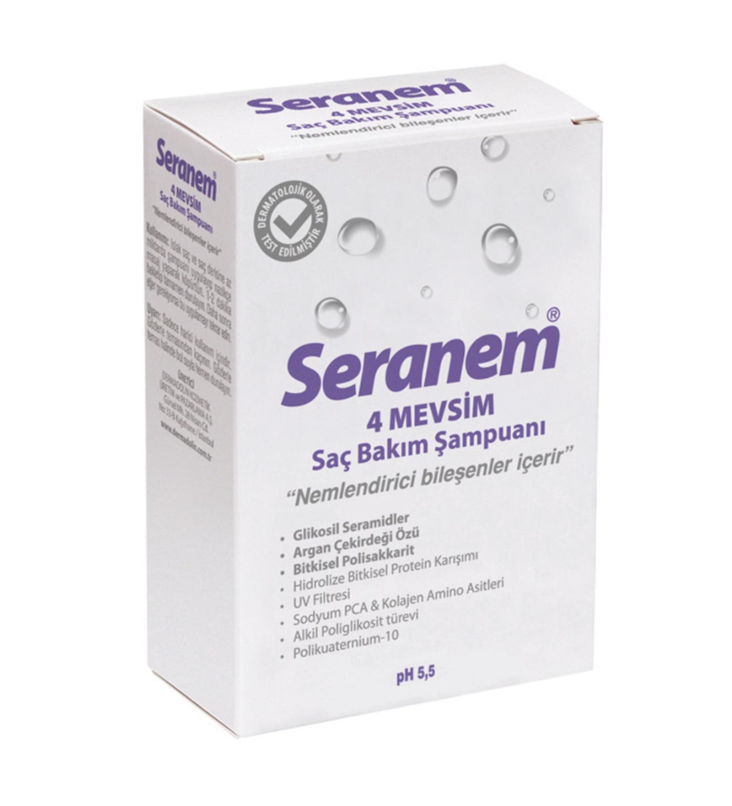 Seranem Moisturizing Keratin 4 Seasons Hair Care Shampoo 150 Ml