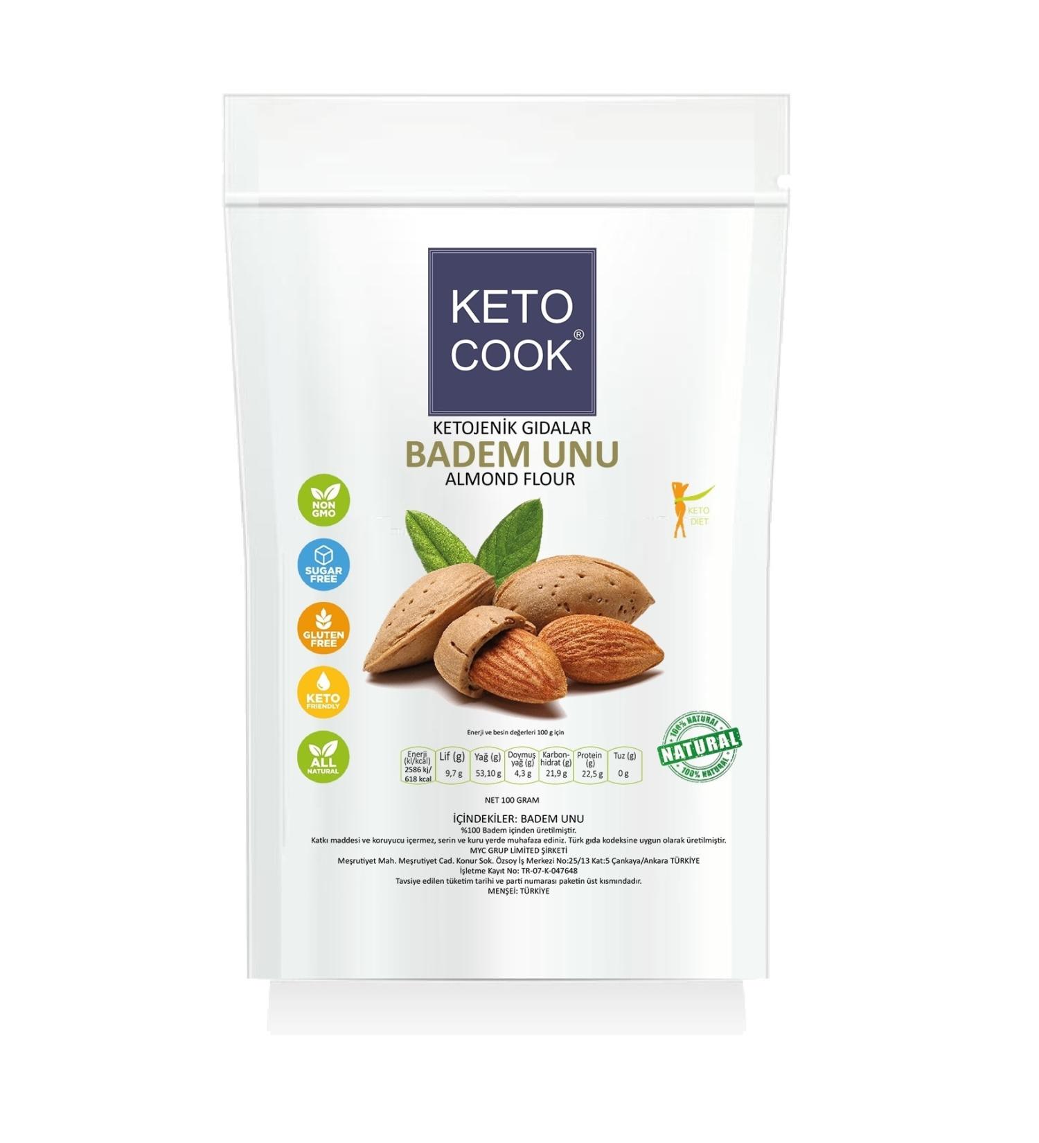 KetoCook Ketogenic Almond Flour 100 grams
