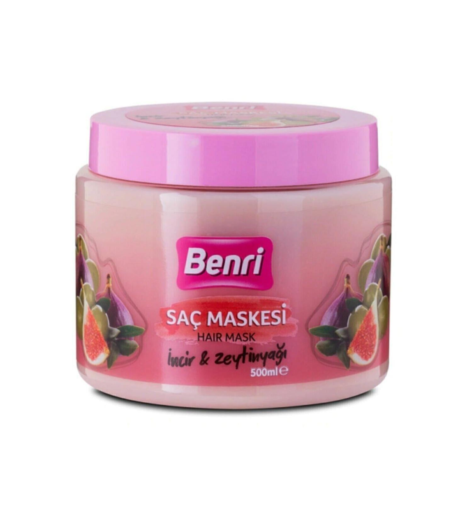 Benri Hair Mask Fig & Olive Oil 500 Ml