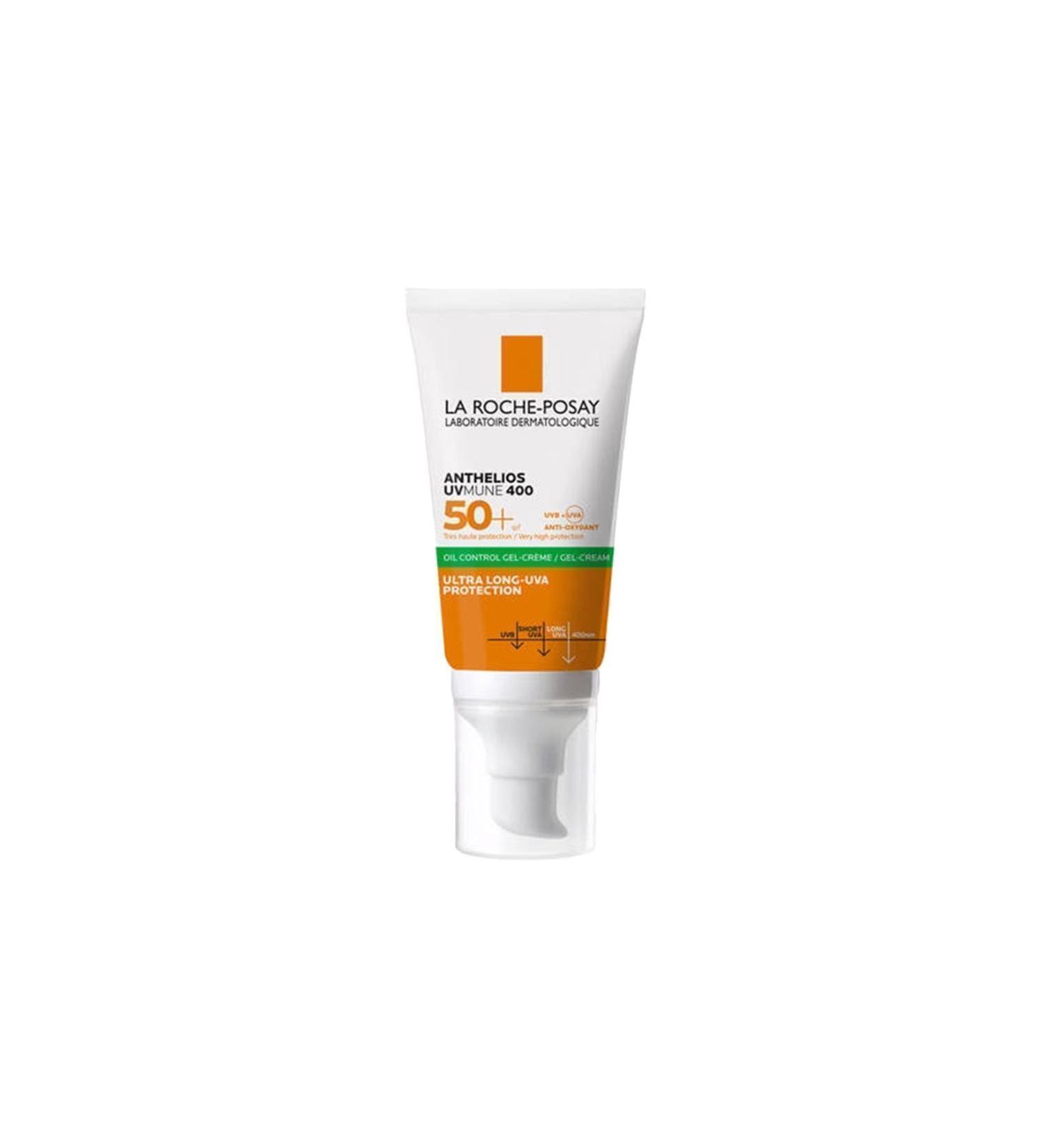La Roche Posay SPF 50+ Sun Cream 50 ml which creates a matte appearance for oily and acne-prone skin