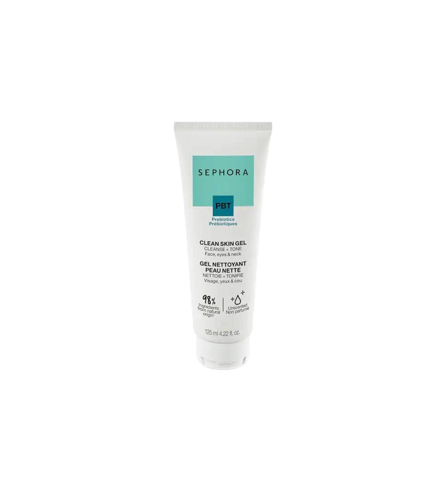 Sephora Pbt Prebiotics Clean Skin Gel - Prebiotic Face Wash Gel For Face Eyes And Neck 125ml - Buy Online on GoSupps.com