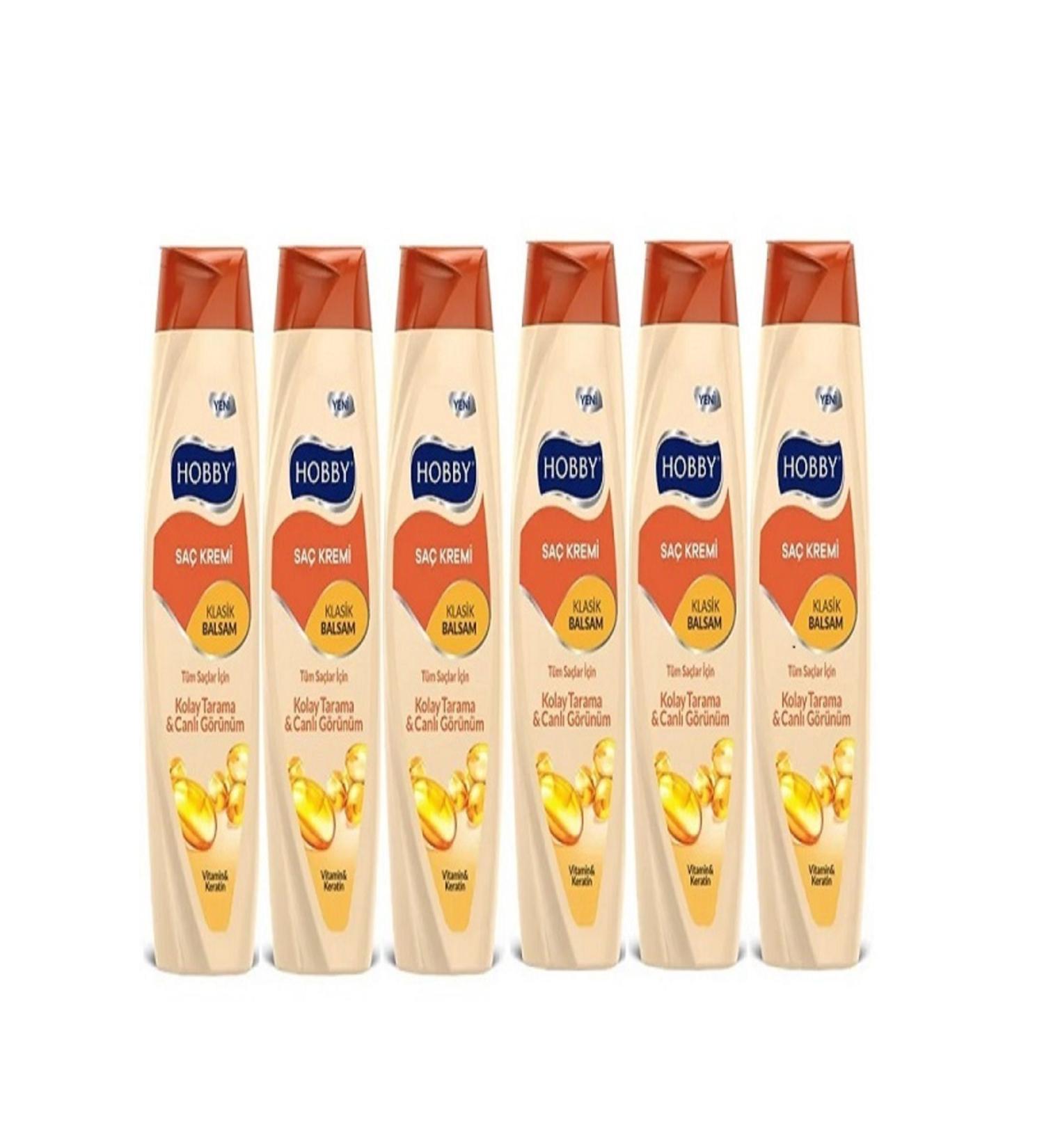 Hobby Hair Conditioner Classic Balsam 600 ml X 6 Pieces