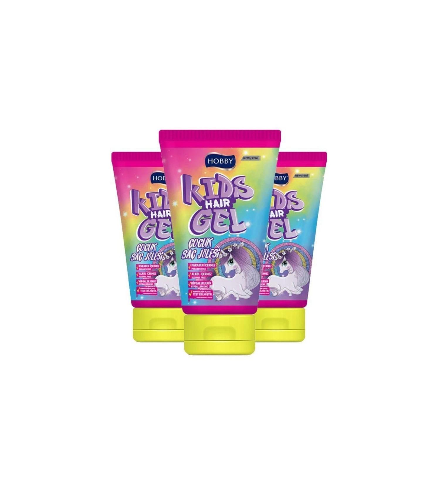 Hobby Kids Hair Gel Unicorn 150 ml X 3