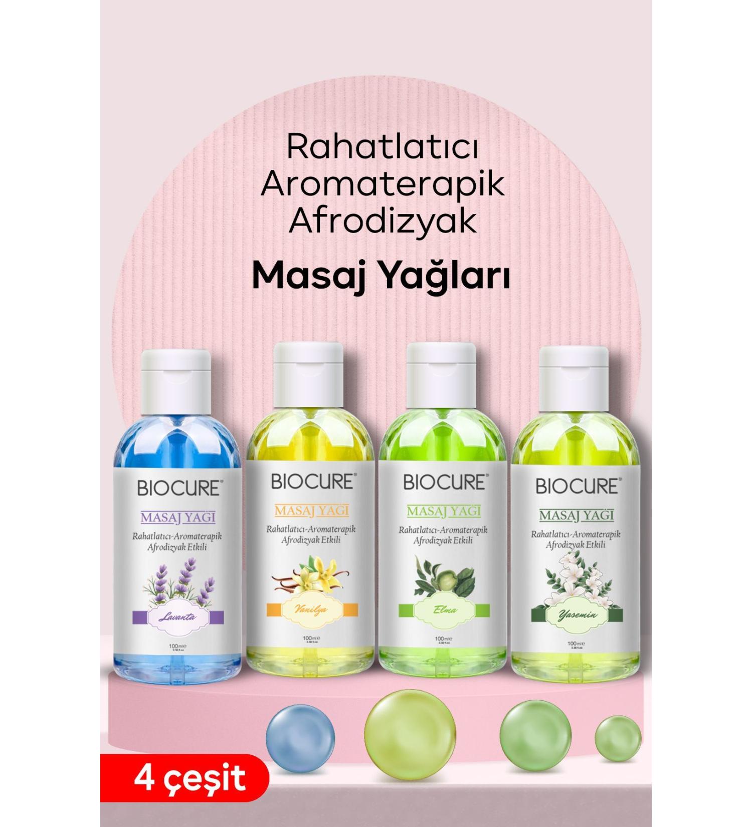 Biocure Relaxing-Aromatherapy Aphrodisiac Effective Massage Oil and Body Care Oil 4 Types in One Mix - Buy Online on GoSupps.com