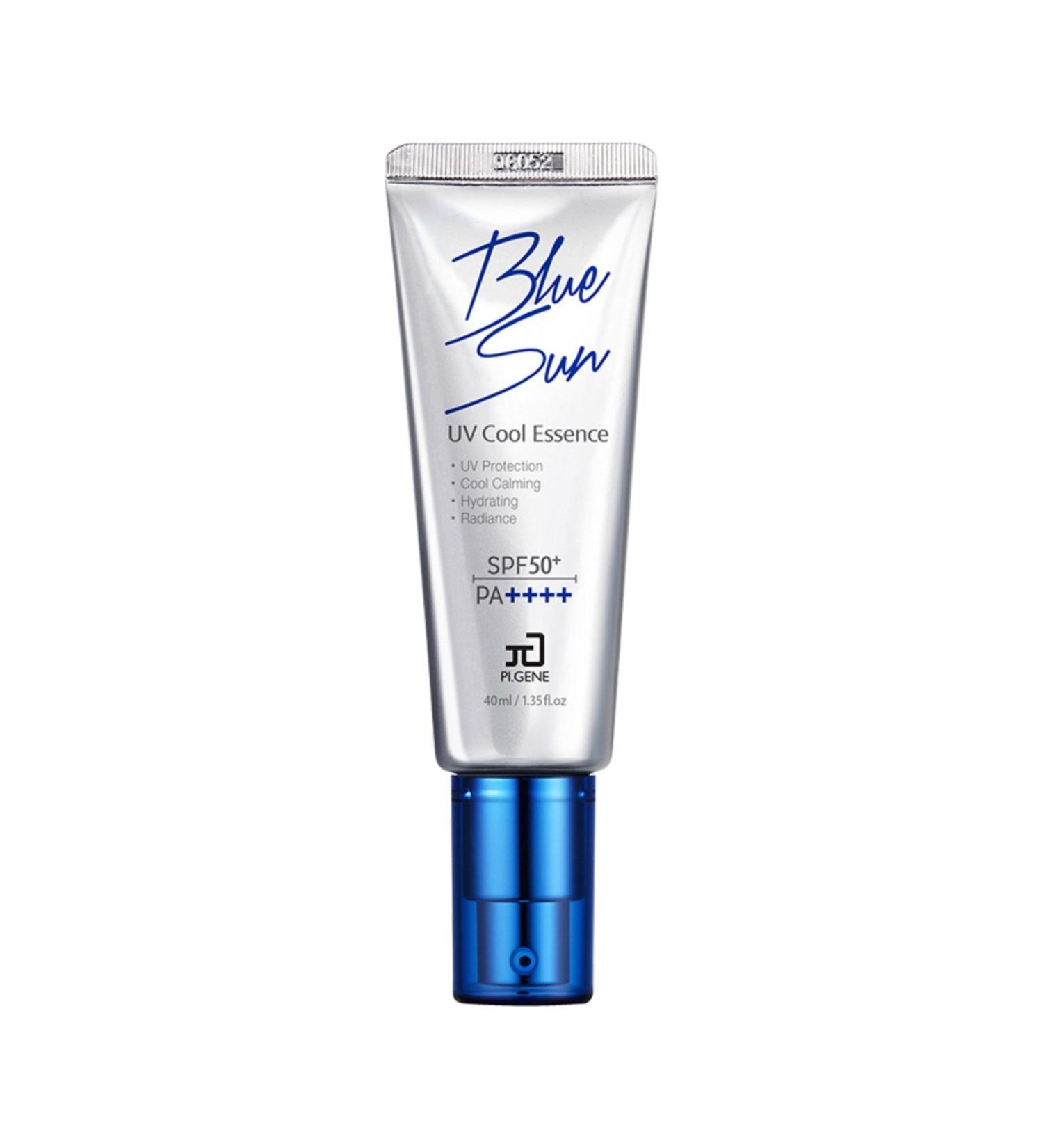 PIGENE Blue Sun Uv Cool Essence Spf50+ Pa++++ Face Sunscreen - Buy Online on GoSupps.com
