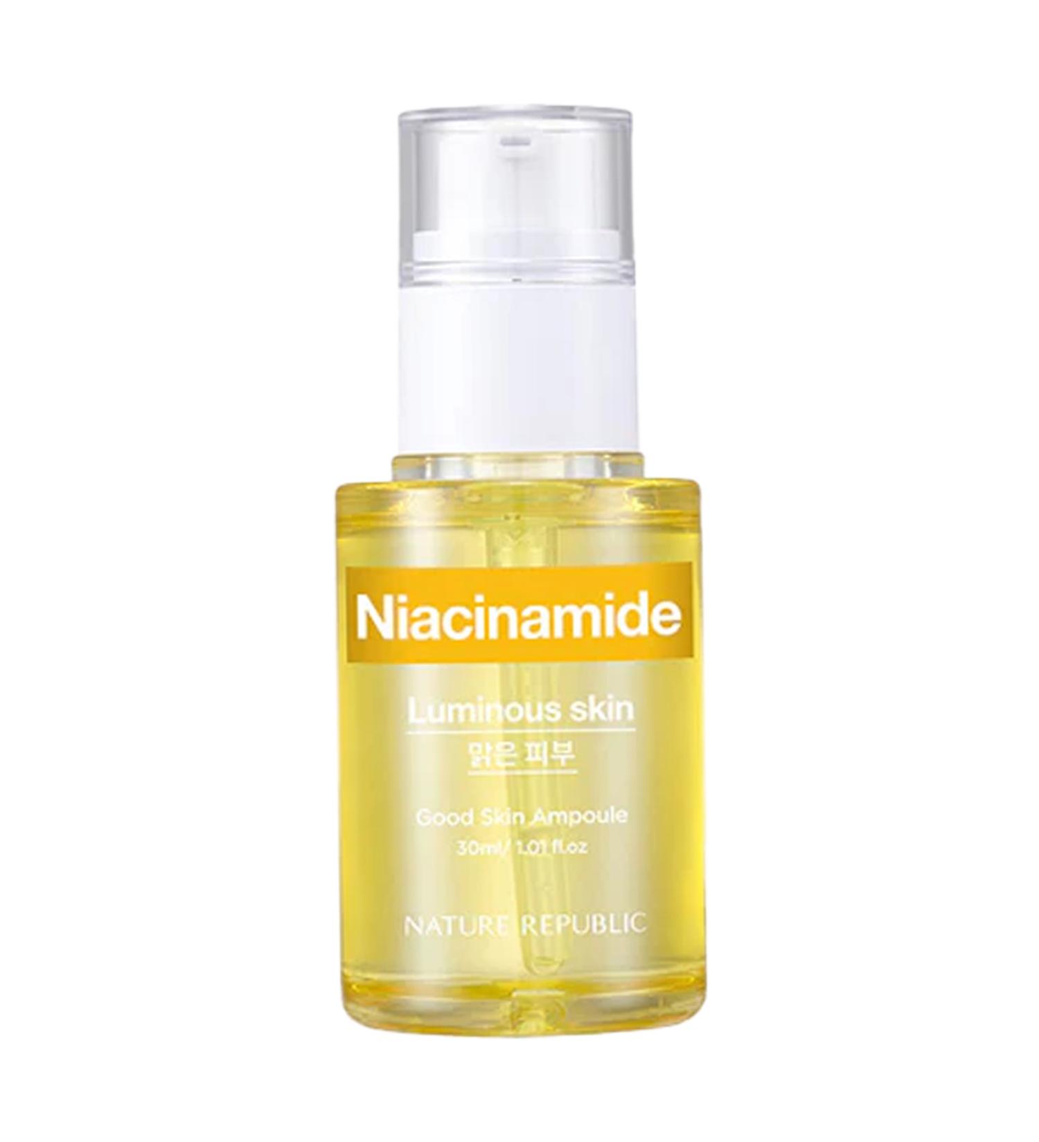 Nature Republic Niacinamide Brightening Serum Nature Republic Good Skin Niacinamide Ampoule - Buy Online on GoSupps.com