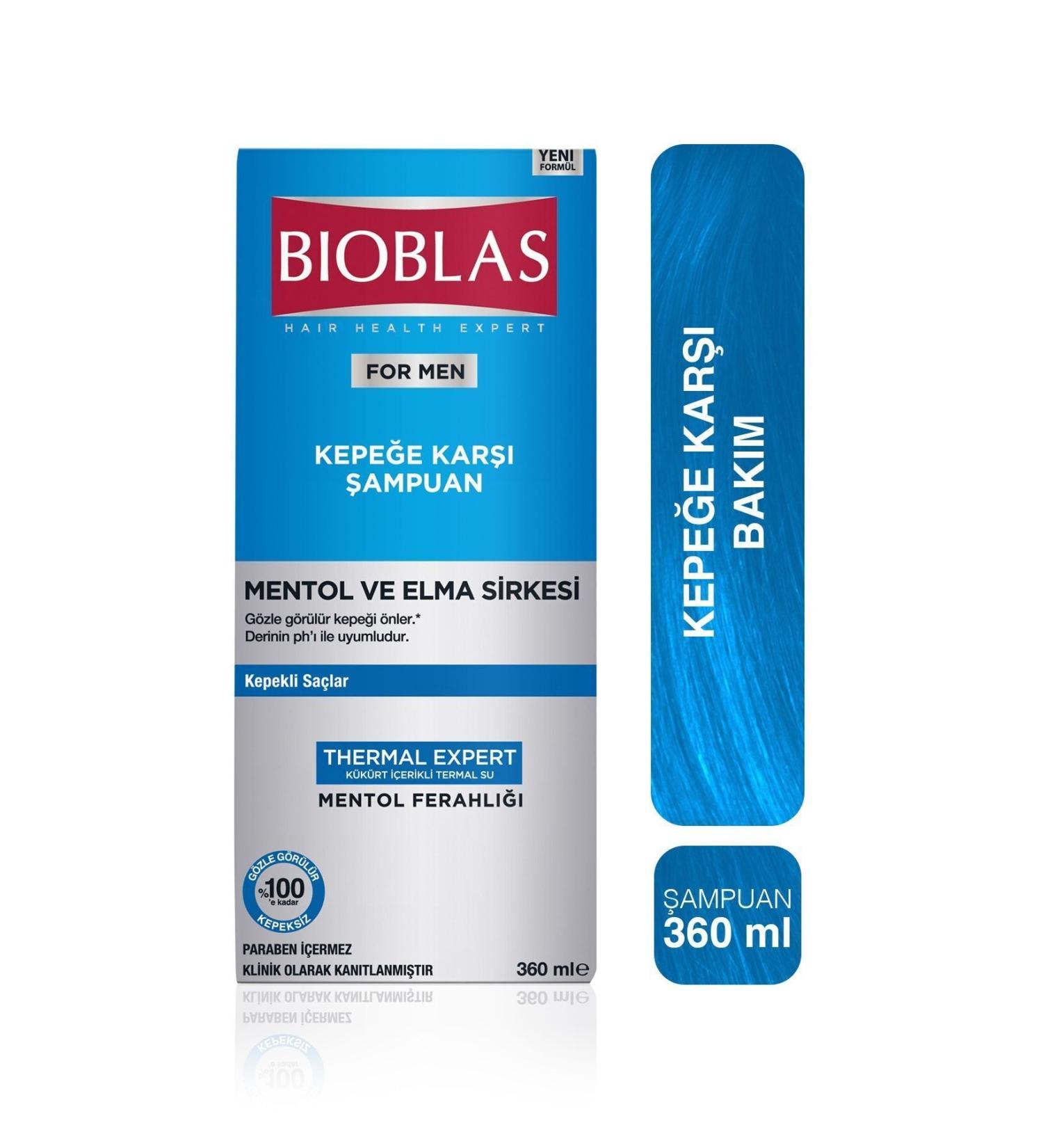 Bioblas Thermal Expert Men Anti-Dandruff Shampoo 360 ml - Buy Online on GoSupps.com