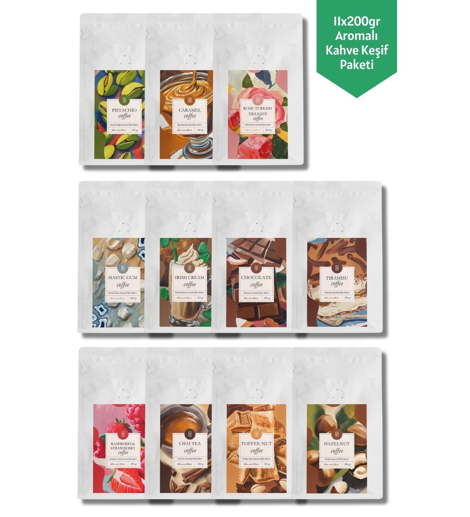 Mim and More 11x200gr Flavored Coffee Discovery Package - Buy Online on GoSupps.com