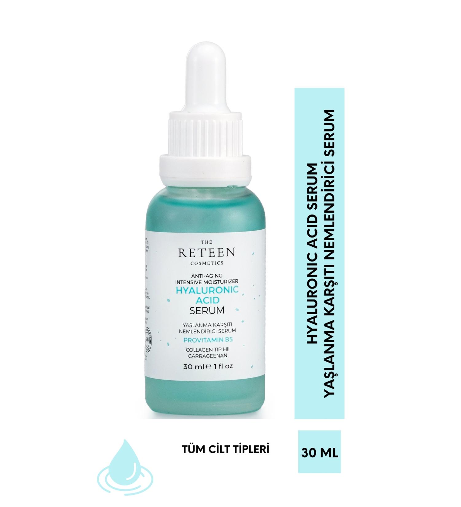 The RETEEN Cosmetics Hyaluronic Acid Serum - Deep Moisturizing and Revitalizing Effect 30 ml - Buy Online on GoSupps.com