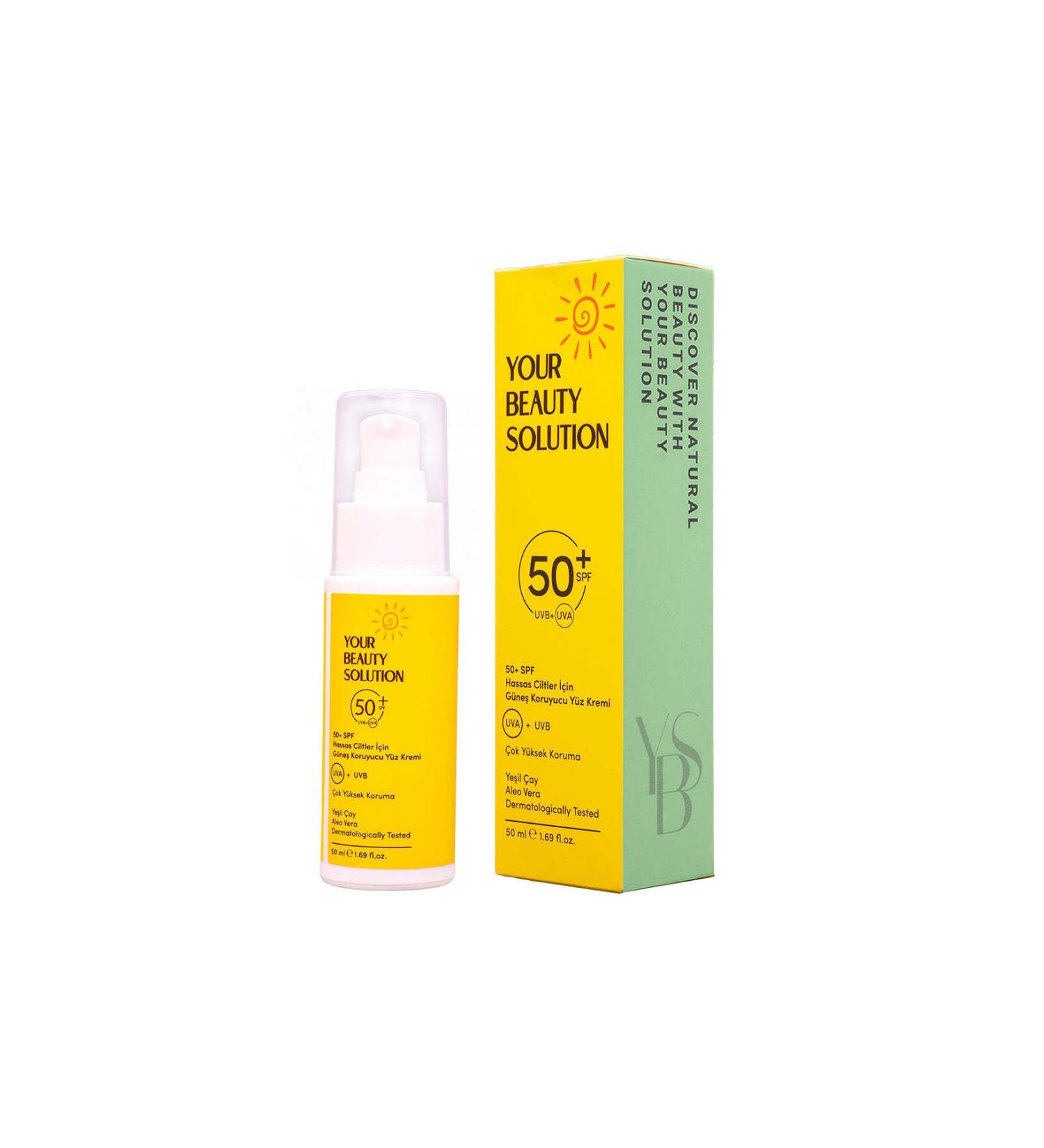 Your Beauty Solution SPF50 Sensitive Skin Face Day Protector 50 ML