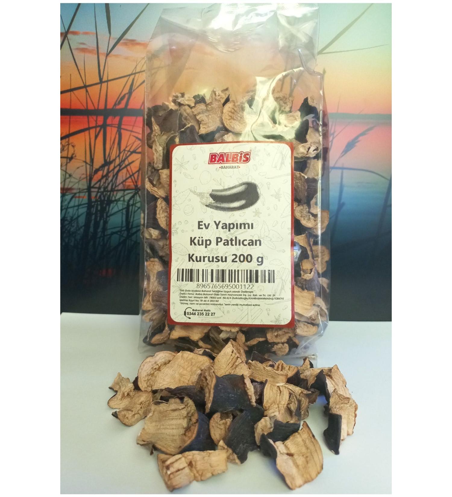 Balbis Spice Dried Antep Homemade Dried Moussaka Dried Eggplant 200 G