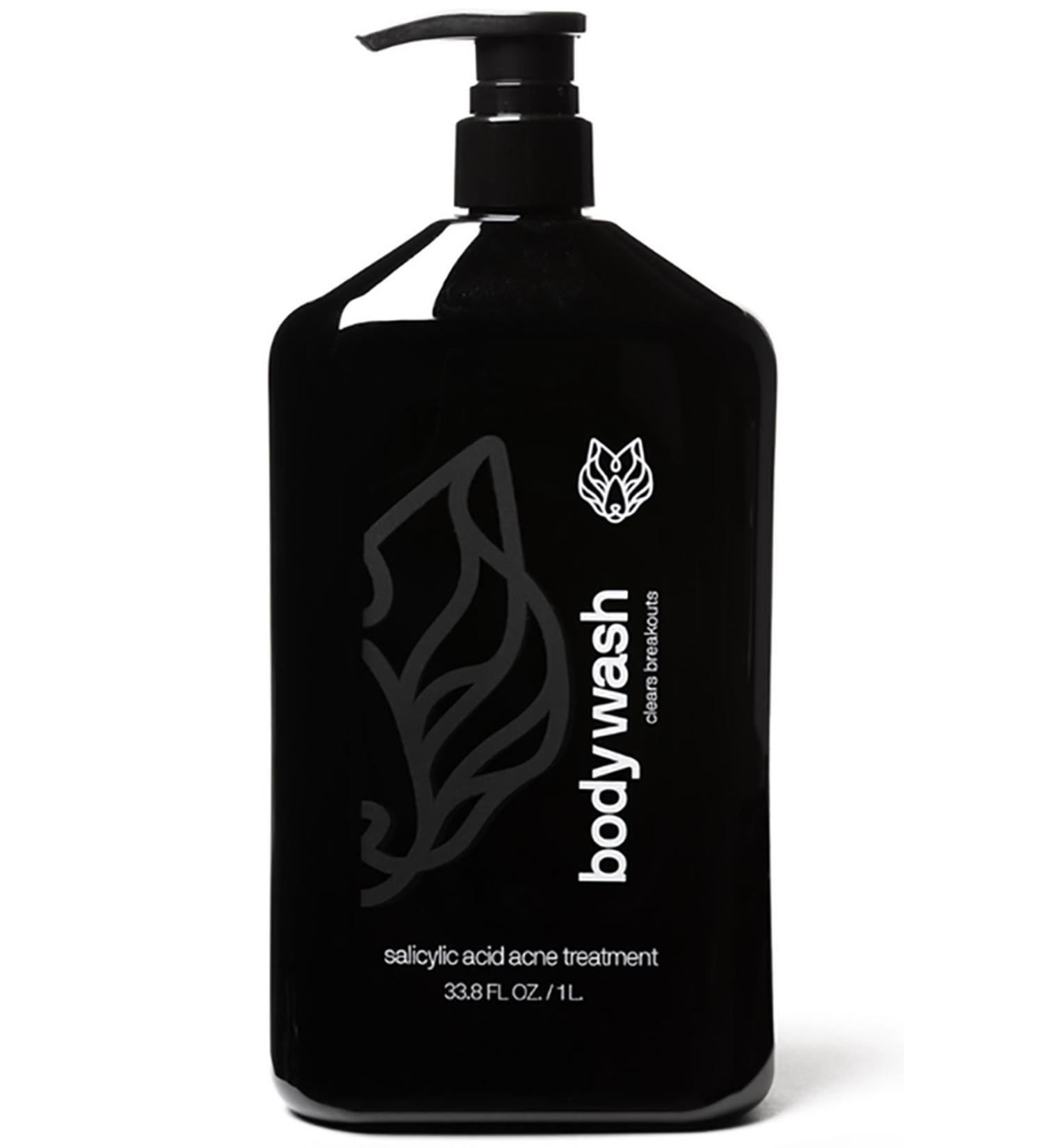 BLACK WOLF Salicylic Acid Anti-Acne Body Shampoo 1LT - Buy Online on GoSupps.com