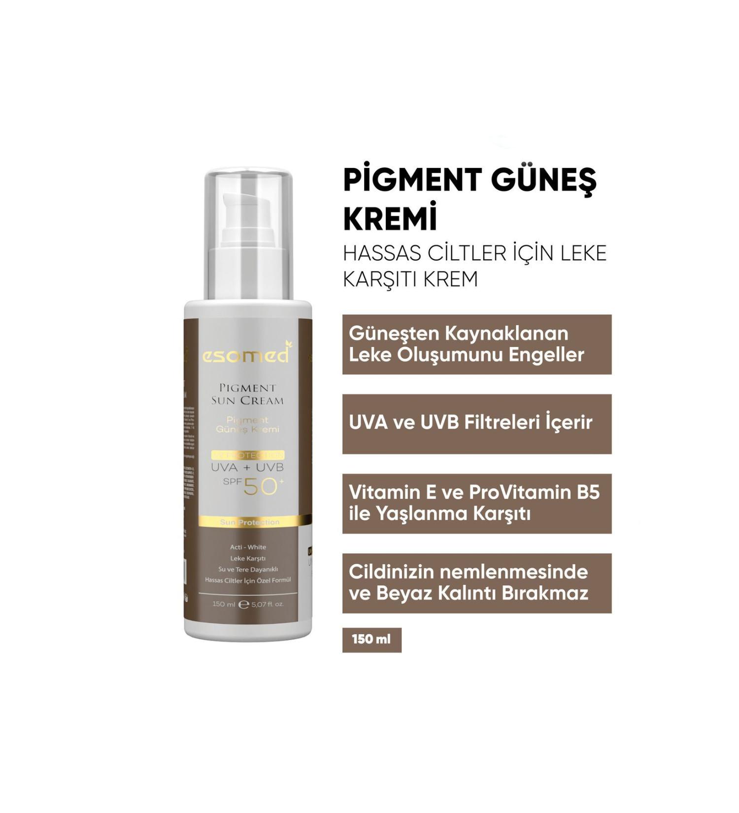 Esomed High Protection Anti-Stain Pigment Sun Cream for Sensitive Skin Uva Uvb Spf50 150 Ml - Buy Online on GoSupps.com