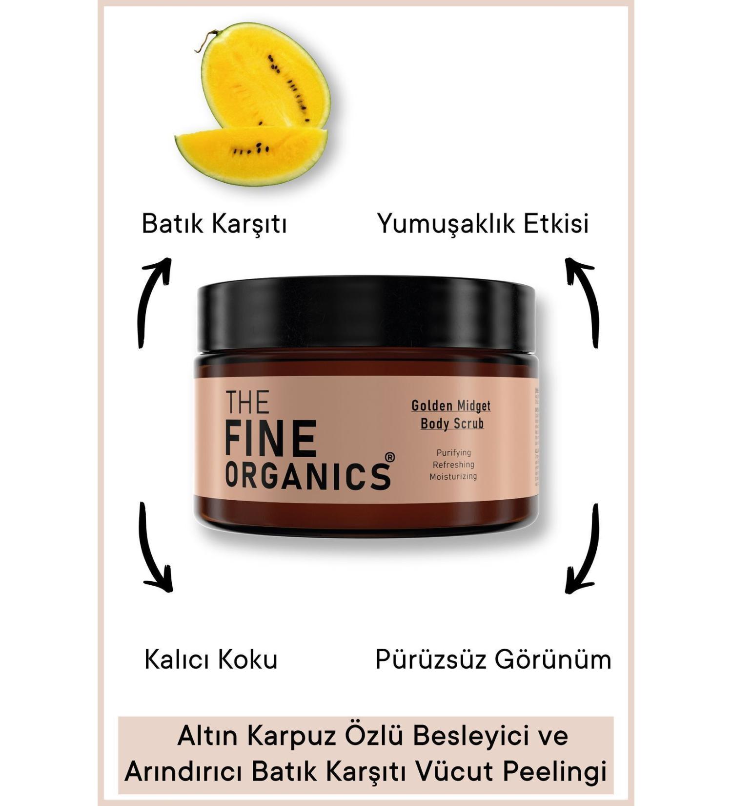 THE FINE ORGANICS Miniature Gold Watermelon Extract Nourishing and Purifying Anti-Ingrown Body Scrub - Buy Online on GoSupps.com