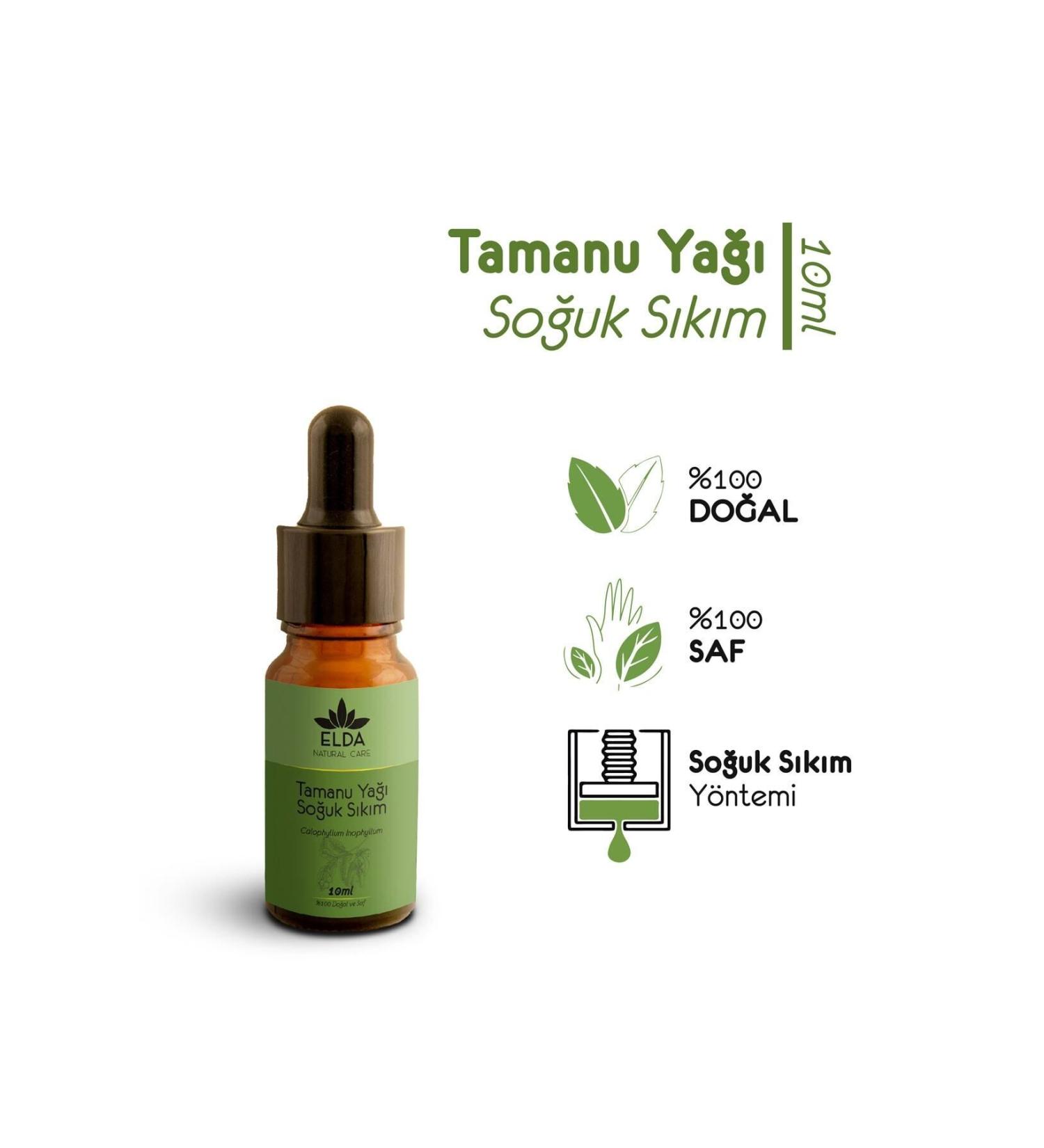 EldaNaturalcare Tamanu Oil Cold Pressed 10ml