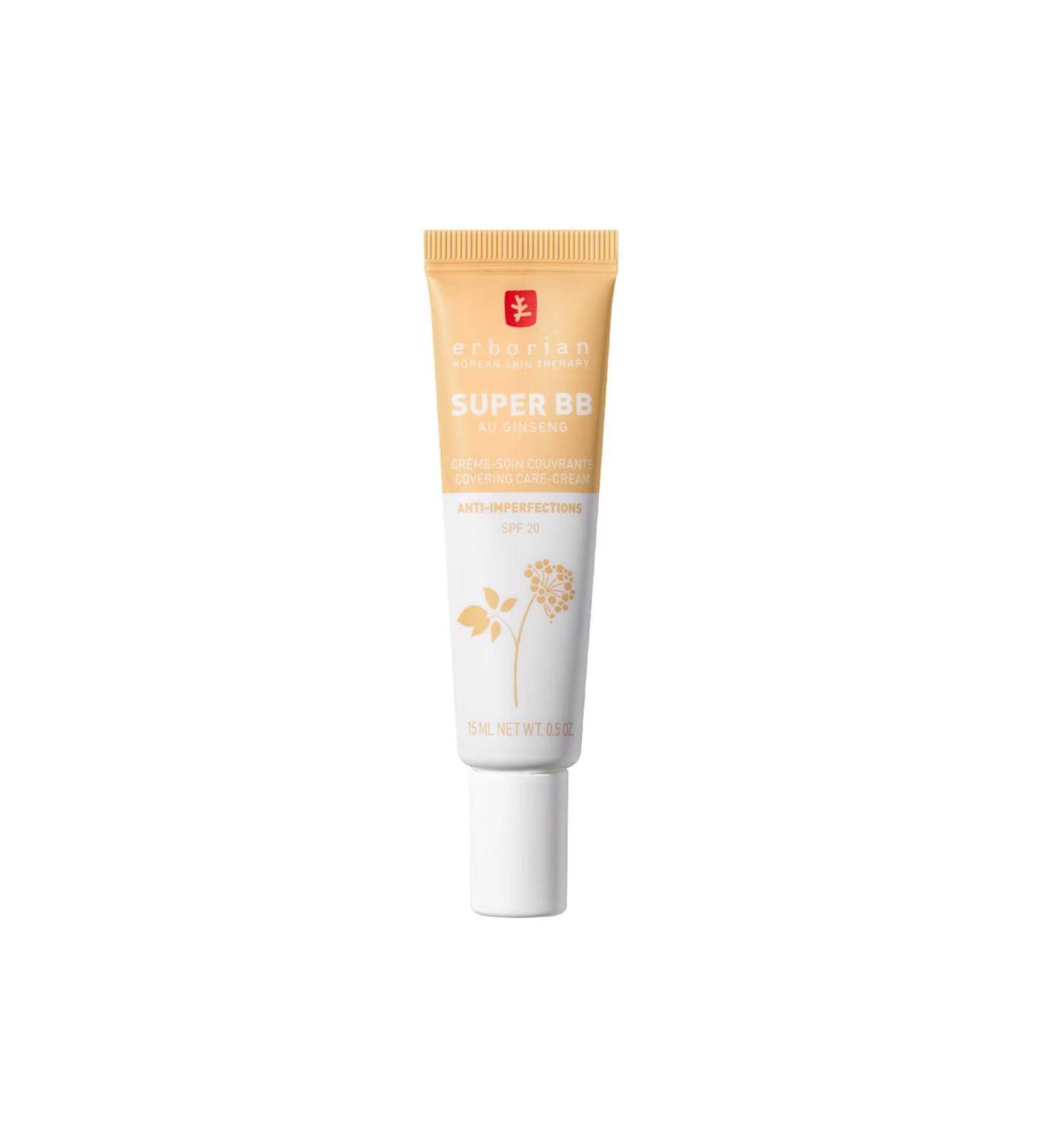 erborian Super Bb With Ginseng - Travel Size Bb Cream Nude 15 ml