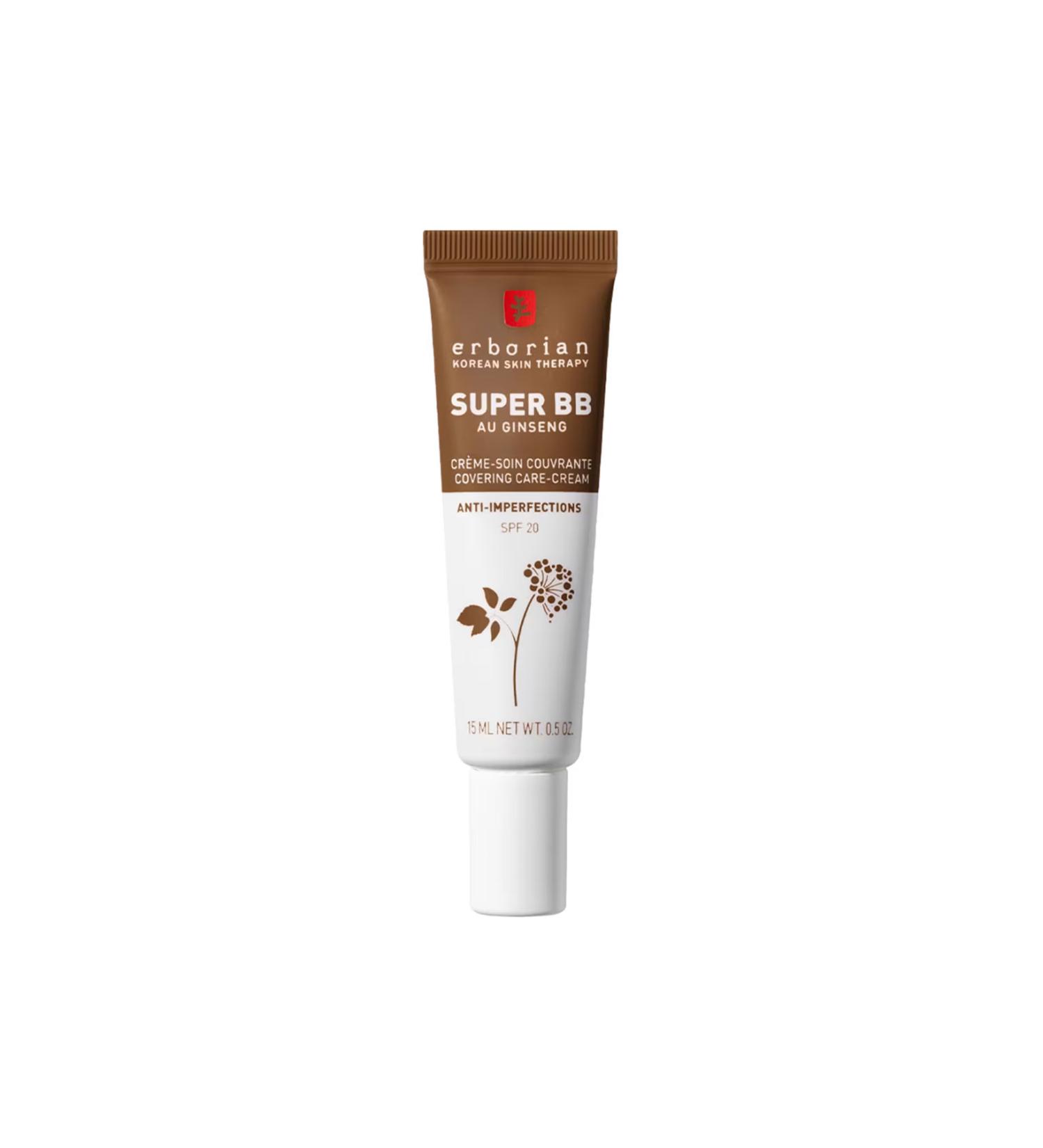erborian Sunscreen SPF20 Blemish Redness and Flaw Concealer Super BB Cream -Chocolat 15 ml