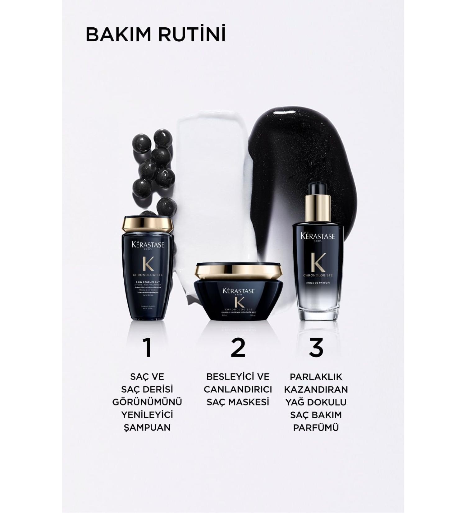 Kerastase -**Chronologiste Intense Regenerant -Professional Care Set for Hair and Scalp-Shampoo/Mask/Oil - Buy Online on GoSupps.com