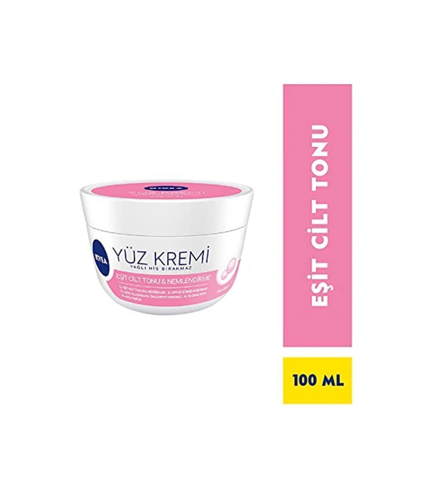 NIVEA Skin Tone Equalizing Face Cream 100 Ml Even Skin Tone 24 Hour Moisturizing Face Cream Spf15