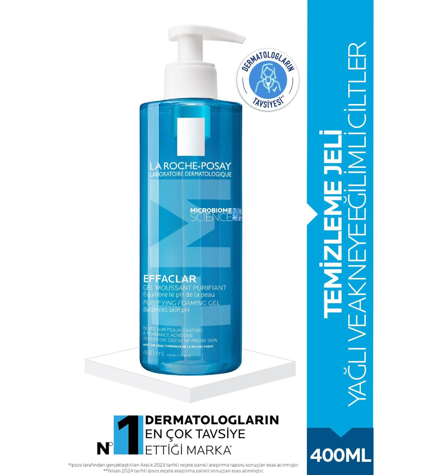 La Roche Posay La Roche-posay Effaclar Gel Cleansing Gel Oily/Acne Prone Skin 400ml - Buy Online on GoSupps.com