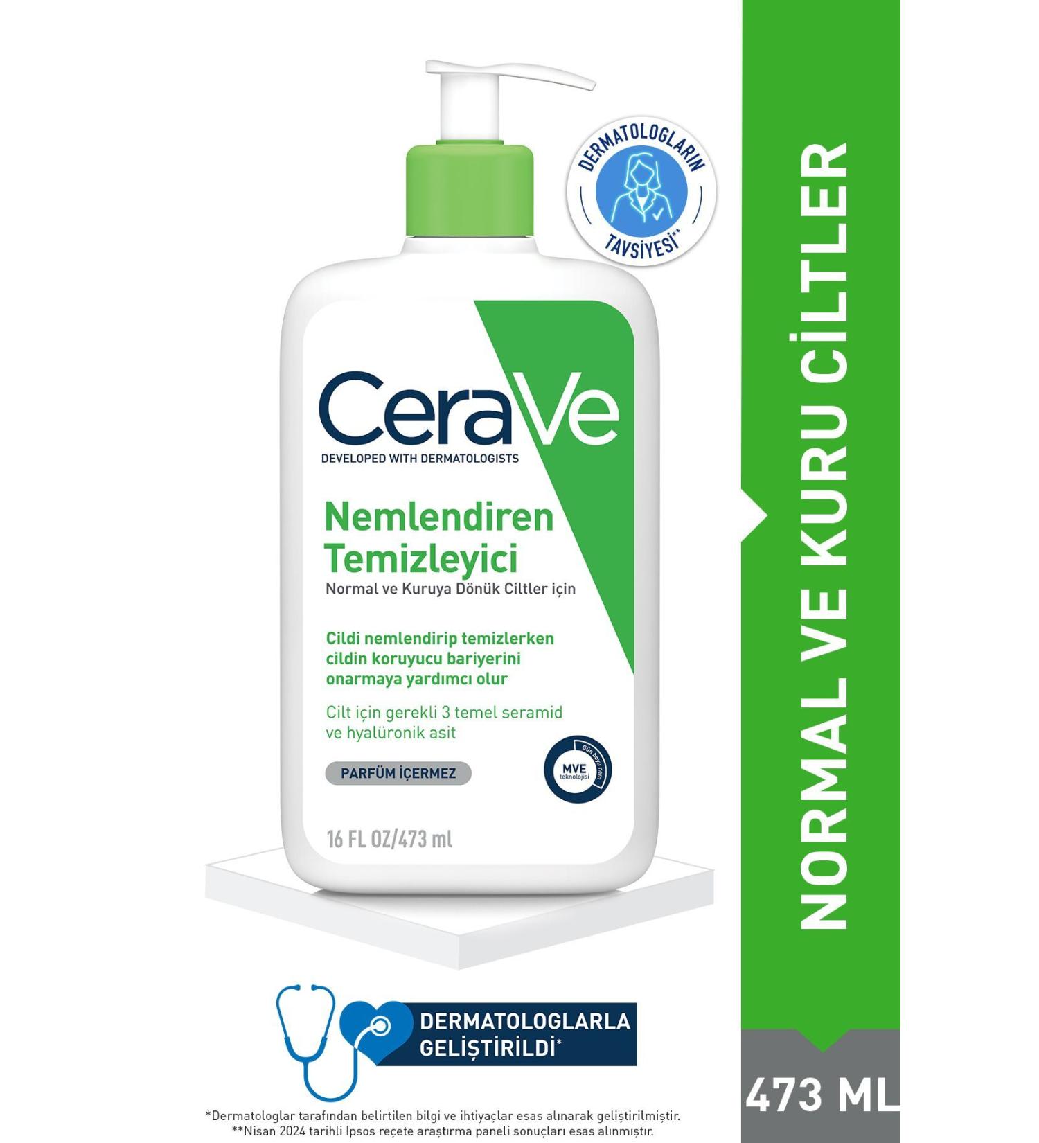 CeraVe Moisturizing Cleanser 473 ML - Buy Online on GoSupps.com