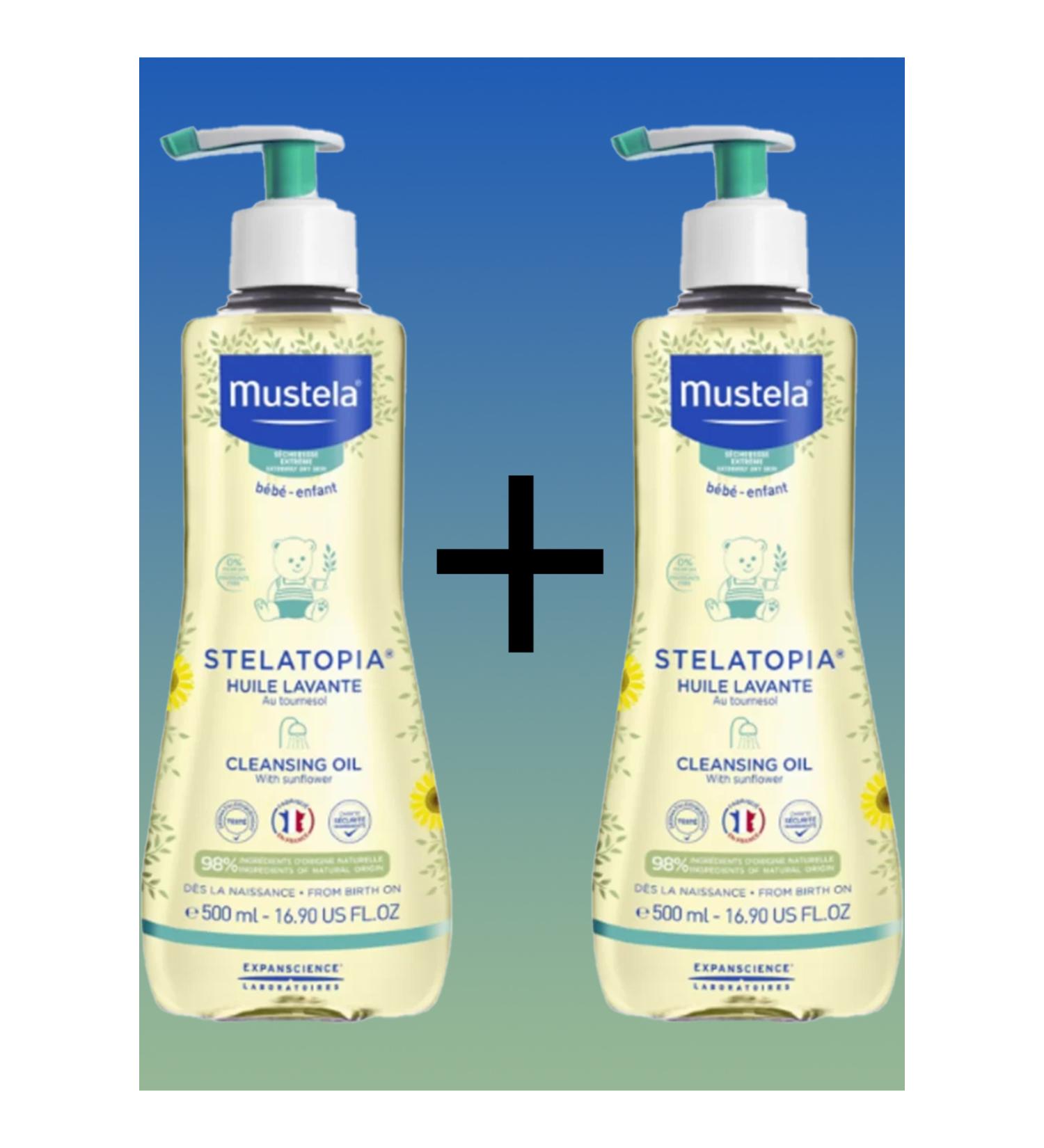 Mustela Stelatopia Cleansing Oil 500 ml Cleansing Oil X2