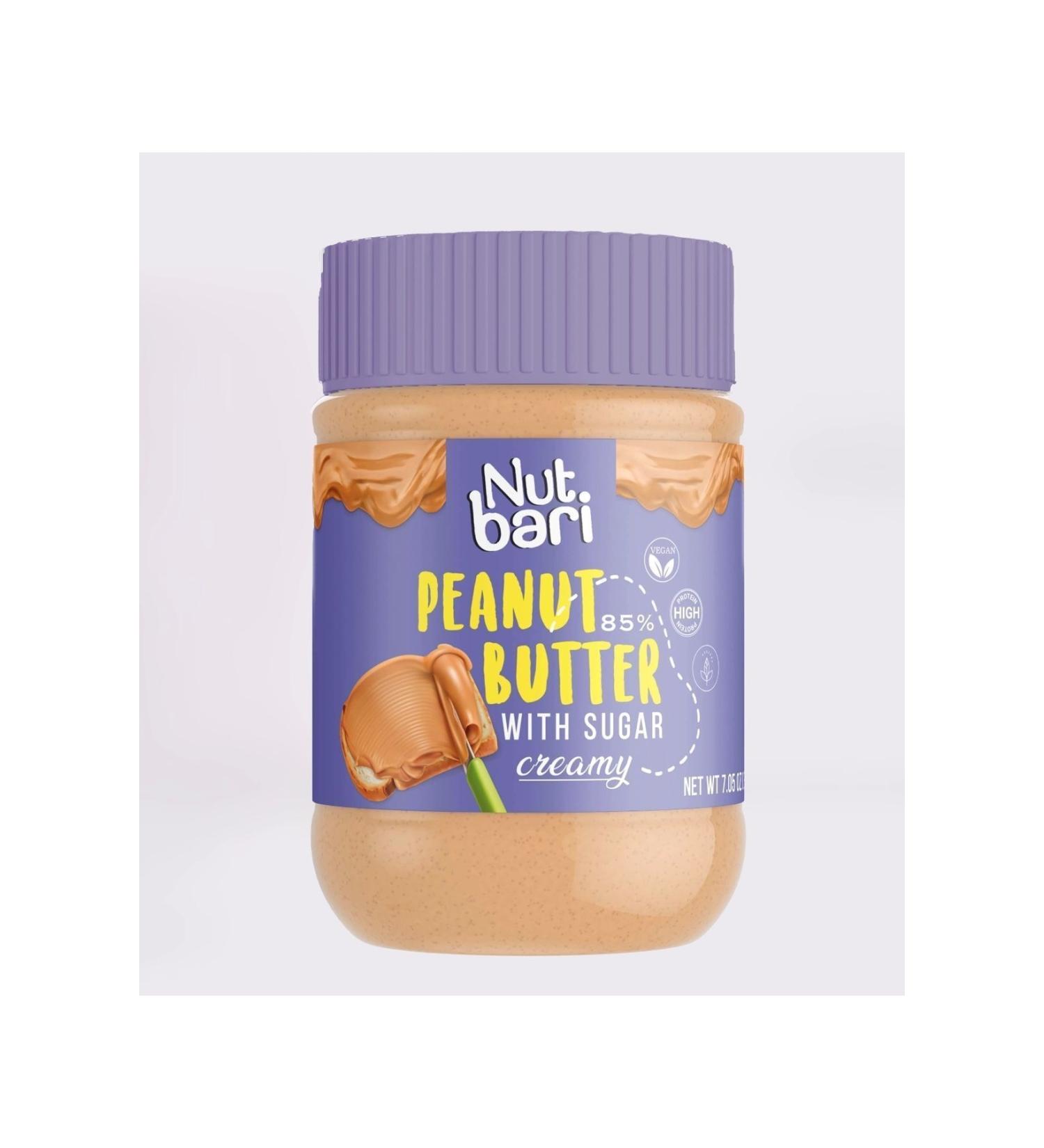 Nut Bari Peanut Butter with Sugar Added 340 gr