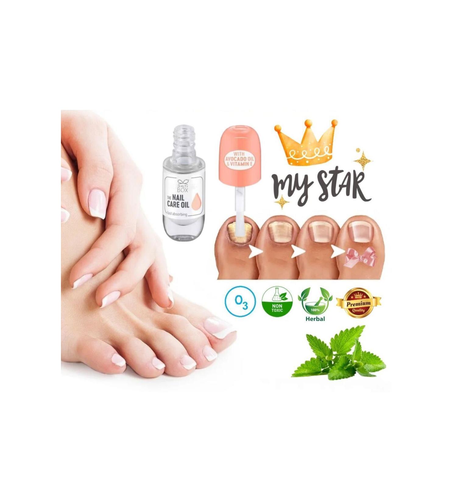 Beauty Box Nail and Cuticle Care Oil for Well-Cared Hands and Feet 10ml Refreshing Effect